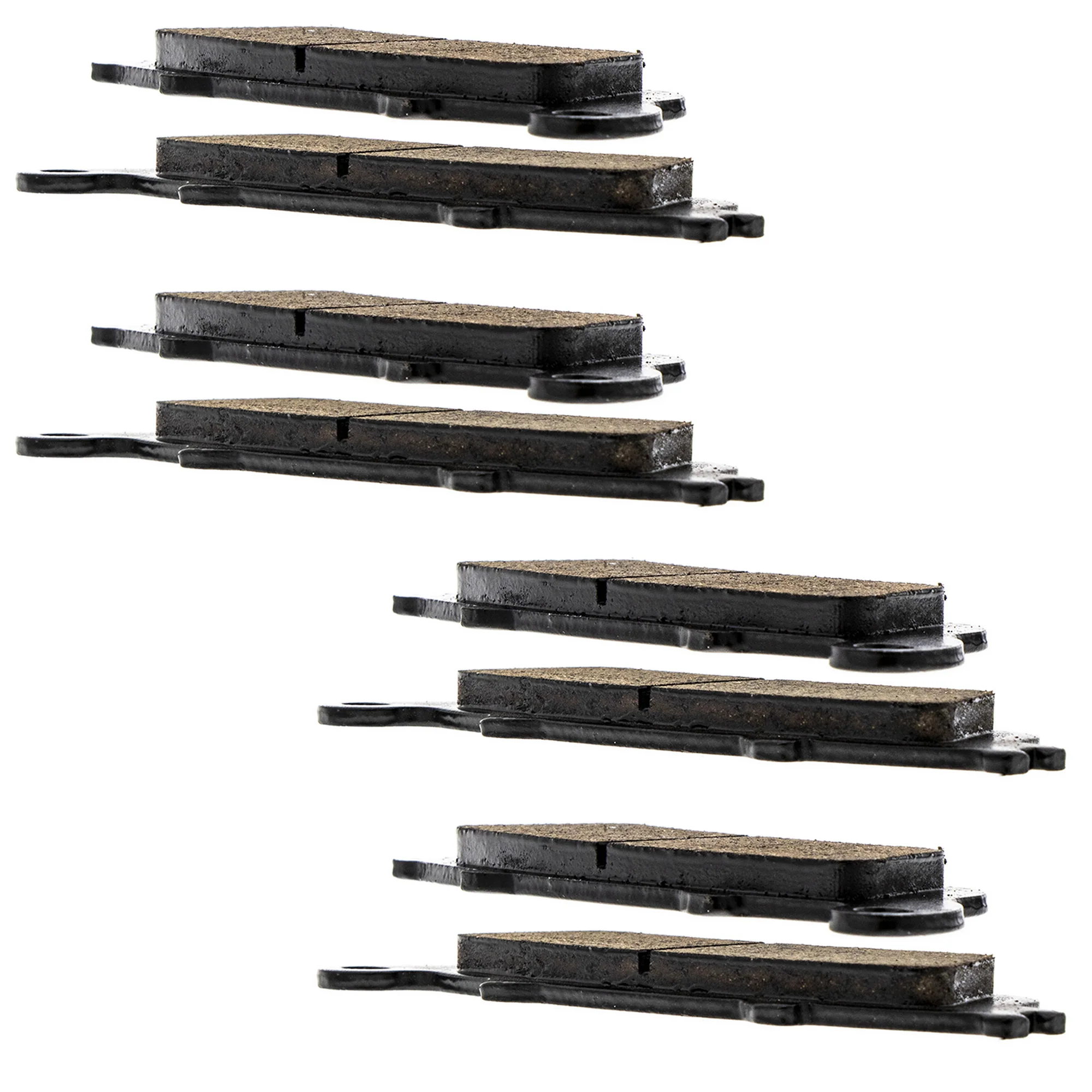 Brake Pad Set (Front & Rear) For Honda 06455-MAT-E21 06455-MAT-006 06455-MAJ-G41 06435-MEC-006 | 4-PACK