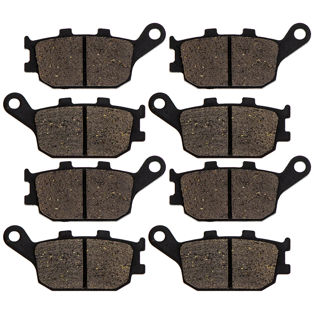 Rear Brake Pads Set For Honda Yamaha Suzuki 69100-08860 69100-06830-000 69100-06830 43105-MW0-425 | 4-PACK - Image 4