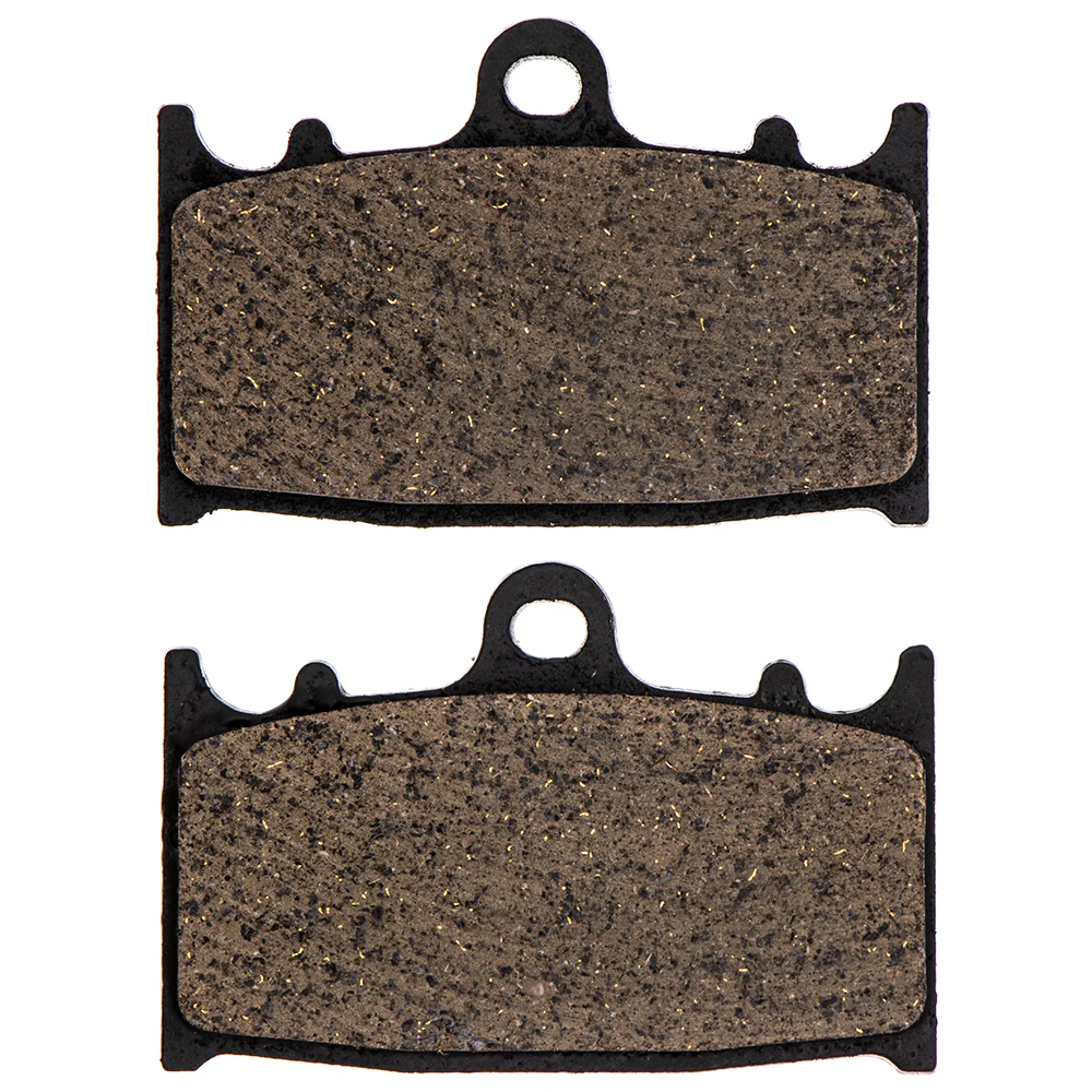 Front Rear Organic Brake Pad Set For Kawasaki Suzuki 59101-35810 59100-35880 43082-1142 43082-1120 - Image 4