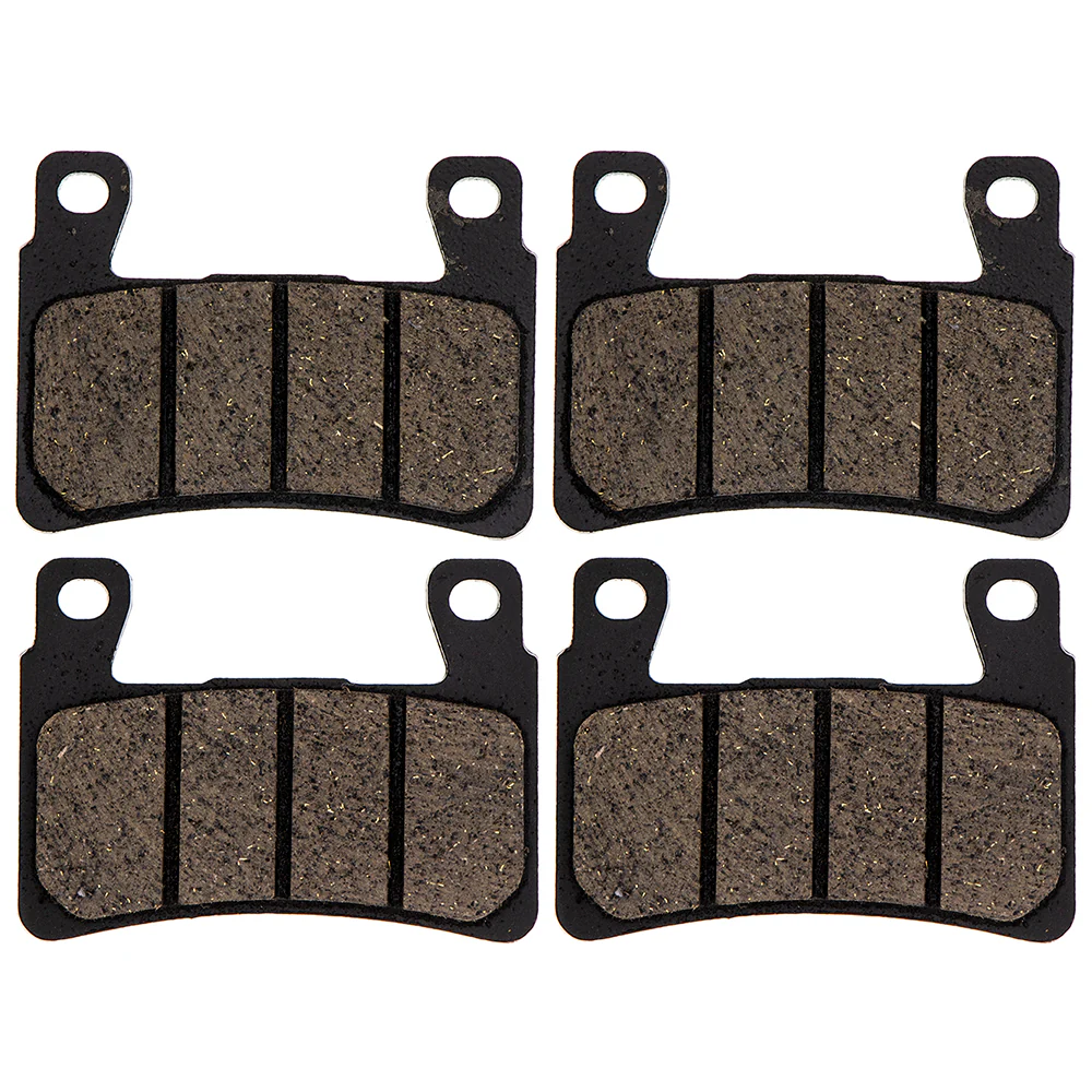 Front Organic Brake Pad Set For Honda 06455-MCF-026 06455-MCF-016 06455-MCF-006 06455-MAS-E01 | 2-PACK - Image 4