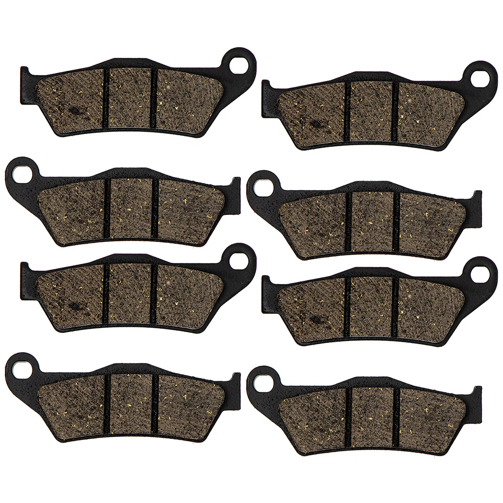 Rear Organic Brake Pad Set For BMW 34-21-8-541-388 34218541388 34217671881 | 4-PACK - Image 4