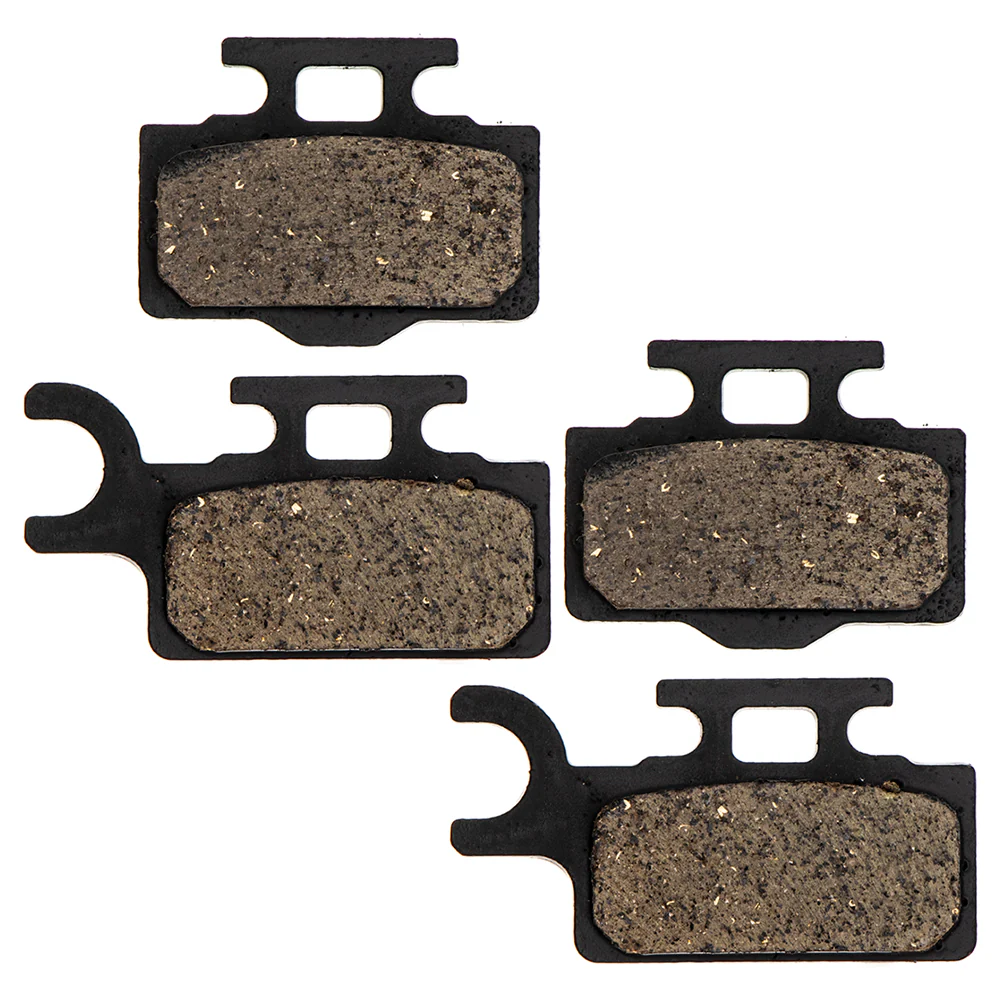 Front Organic Brake Pad Set For Kawasaki 43082-1242 43082-0042 | 2-PACK - Image 4