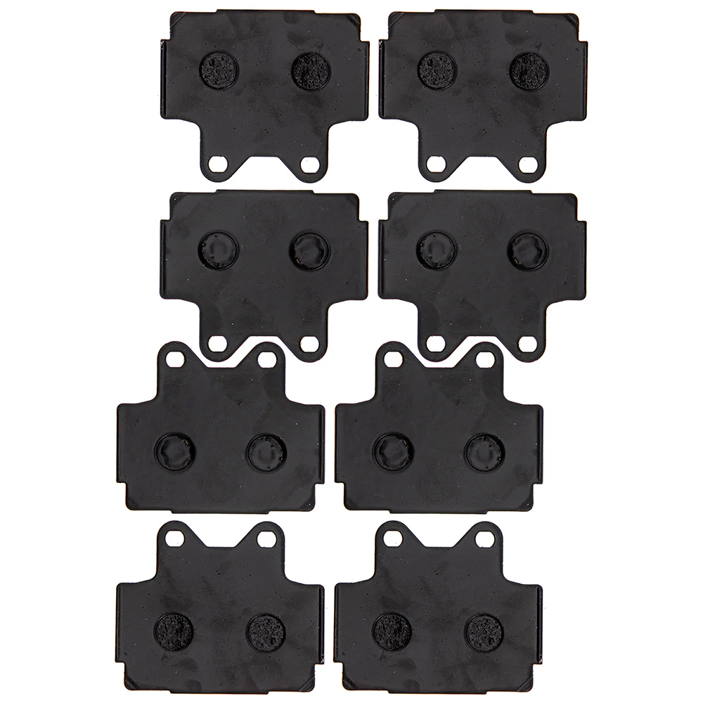 Rear Organic Brake Pad Set For Yamaha 51L-W0046-02-00 51L-W0046-01-00 4AP-W0046-00-00 | 4-PACK - Image 3