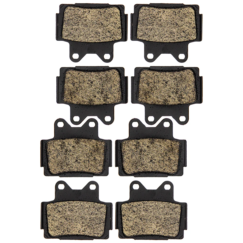 Rear Organic Brake Pad Set For Yamaha 51L-W0046-02-00 51L-W0046-01-00 4AP-W0046-00-00 | 4-PACK - Image 4