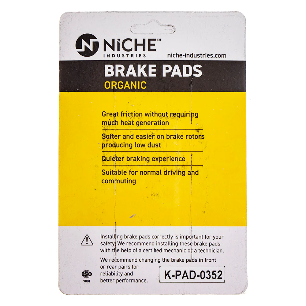 Rear Organic Brake Pad Set For Yamaha 5LV-W0046-50-00 - Image 2