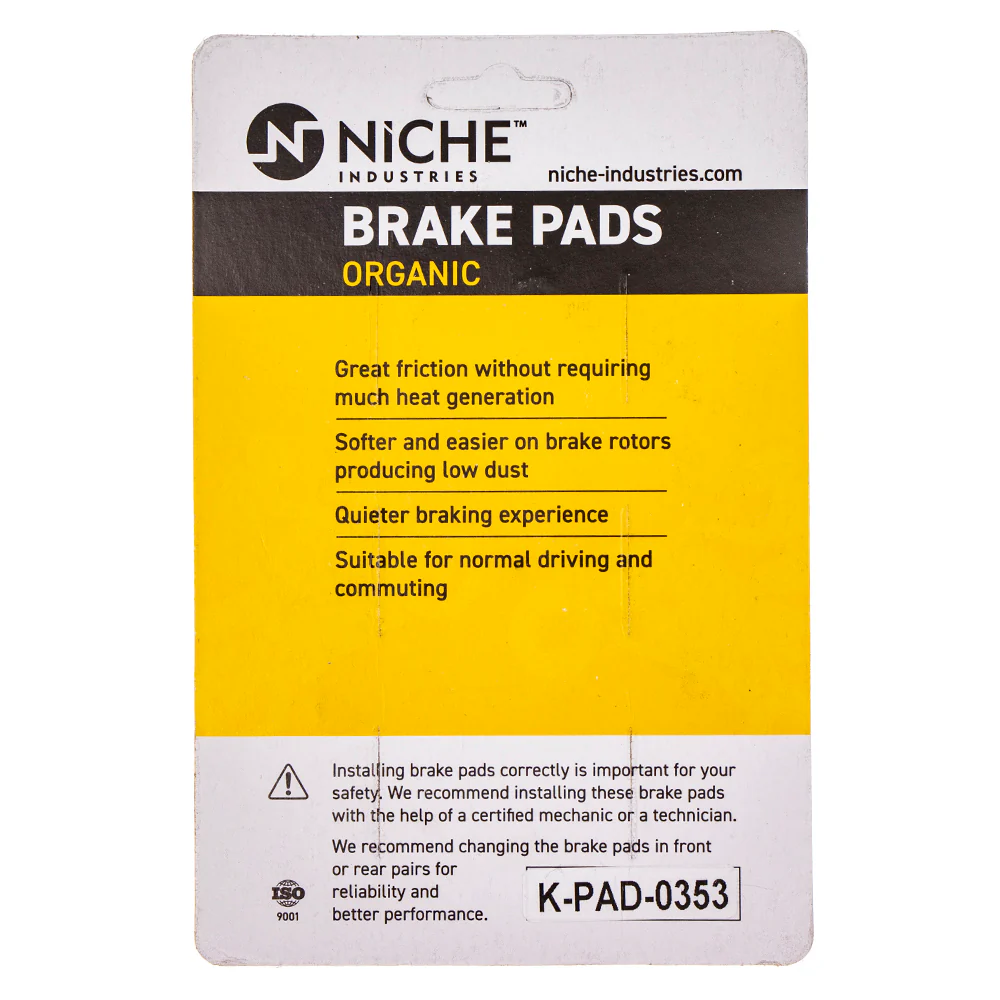 Rear Organic Brake Pad Set For Triumph T2020560 T2020072 - Image 2