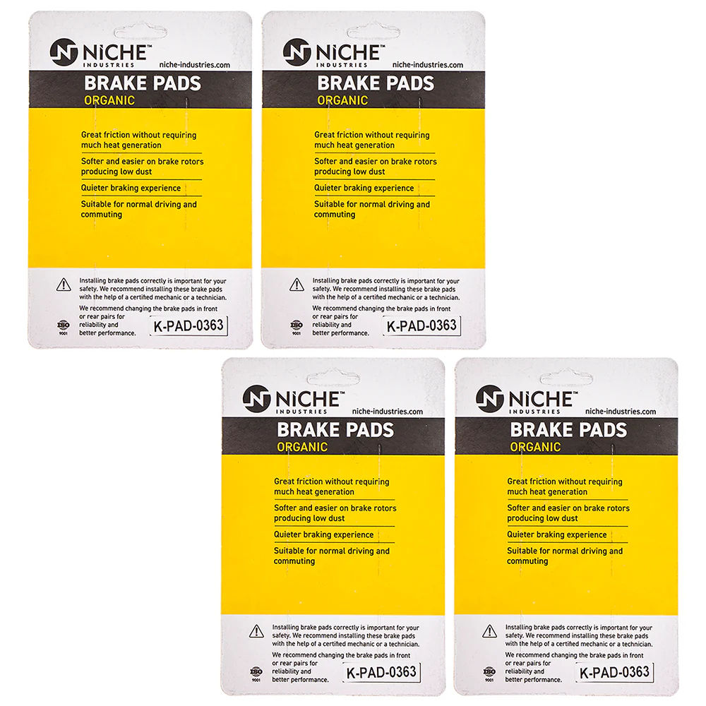 Front Brake Pads Set For Honda 06451-KZZ-902 06451-KZZ-901 | 4-PACK - Image 2