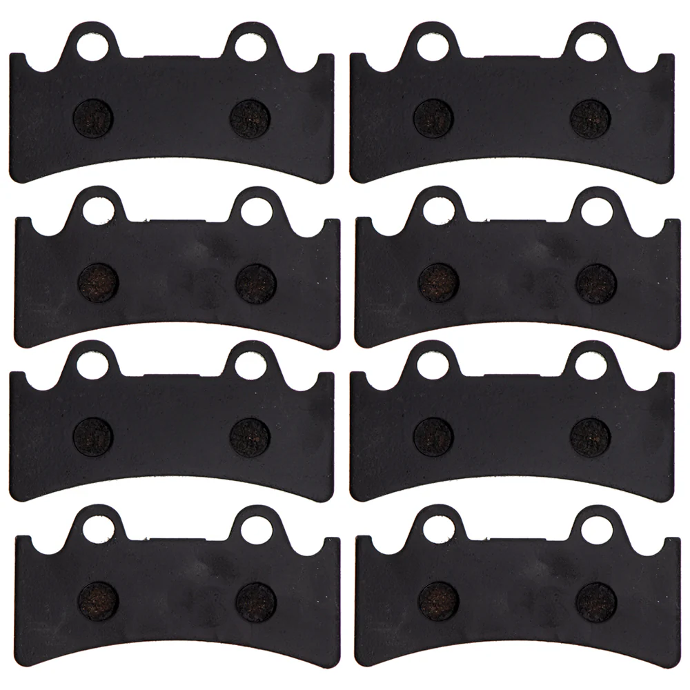 Front Organic Brake Pad Set For Yamaha 4FM-W0045-30-00 4FM-W0045-20-00 4FM-W0045-10-00 | 4-PACK - Image 3