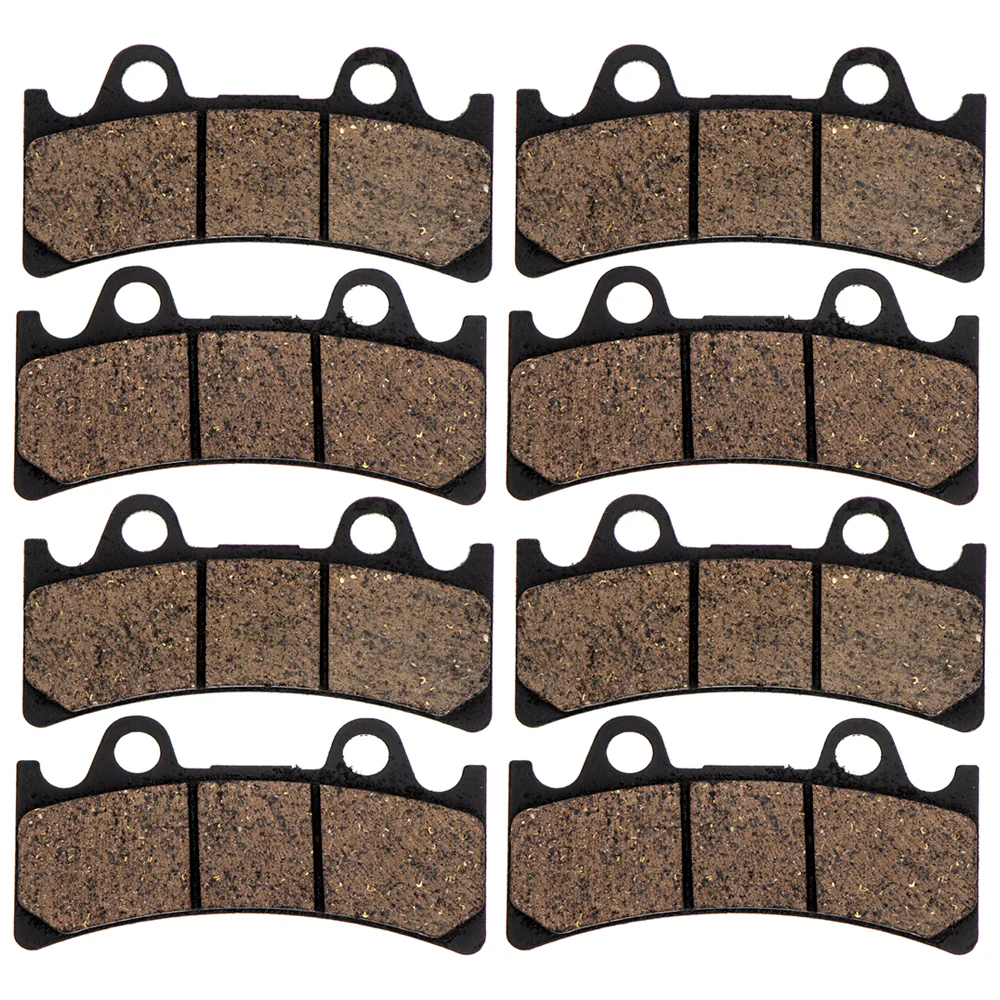 Front Organic Brake Pad Set For Yamaha 4FM-W0045-30-00 4FM-W0045-20-00 4FM-W0045-10-00 | 4-PACK - Image 4