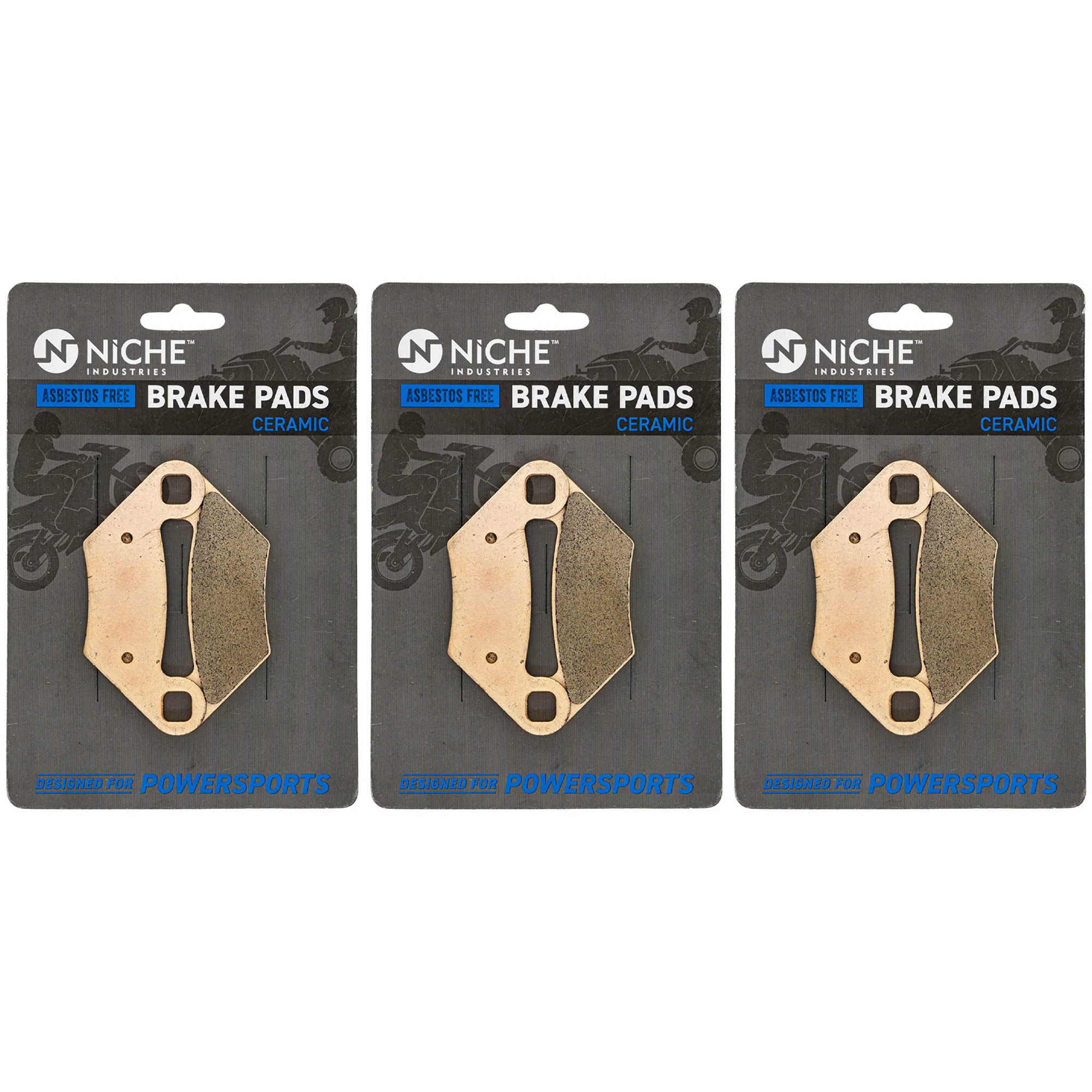 Brake Pad Set For Polaris 1911292 | 3-PACK - Image 2