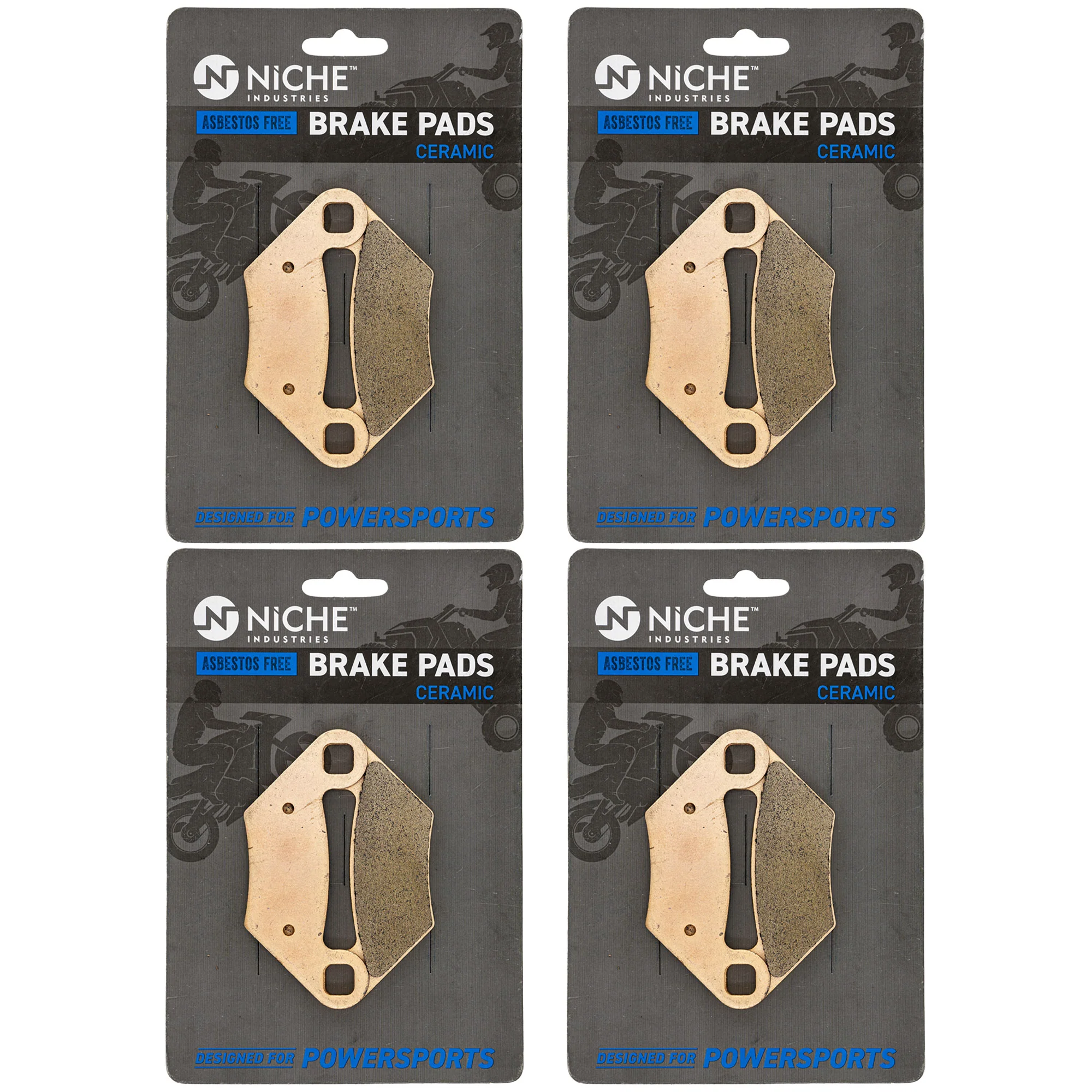 Brake Pad Set For Polaris 1911292 | 4-PACK - Image 2