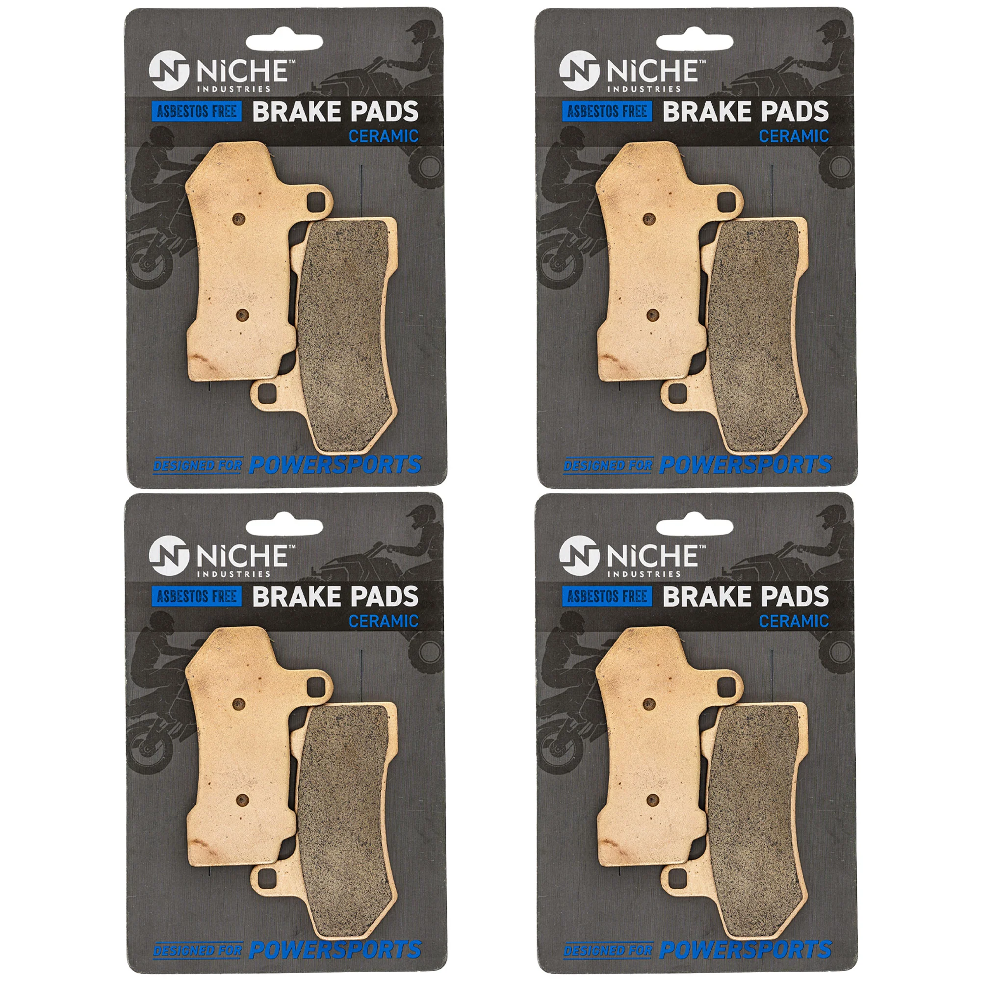 Brake Pad Set For Harley-Davidson 41852-08B | 4-PACK - Image 2