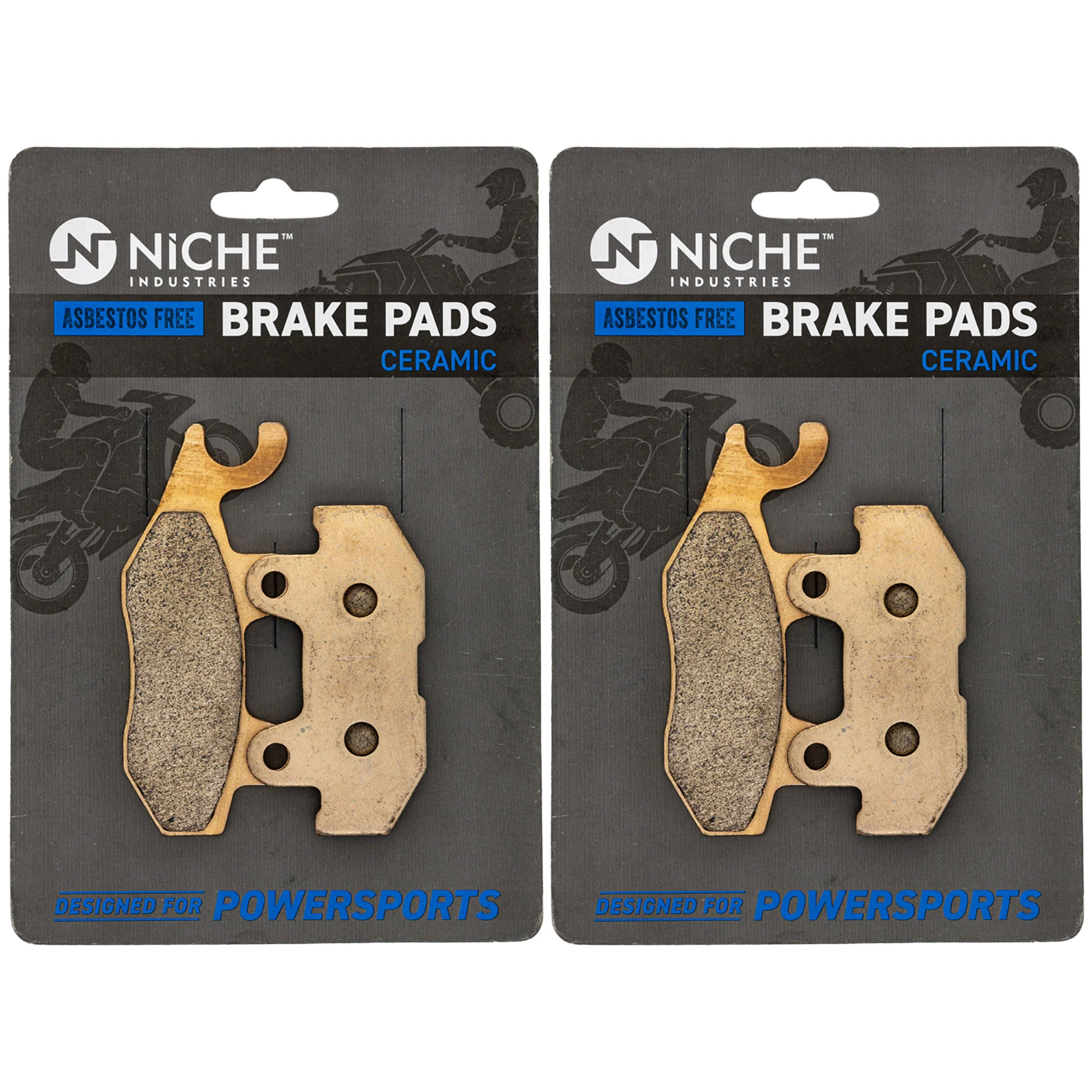Brake Pad Set For Yamaha 1XD-25806-10-00 | 2-PACK - Image 2