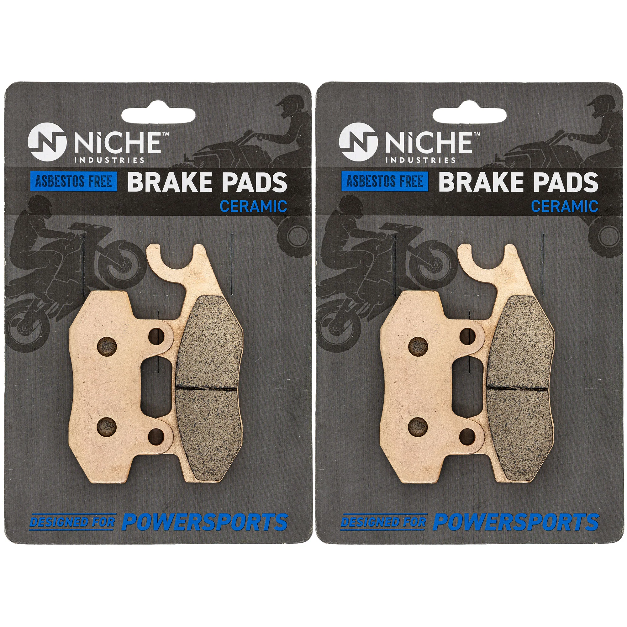 Brake Pad Set For Kawasaki Suzuki 43082-0080 | 2-PACK - Image 2