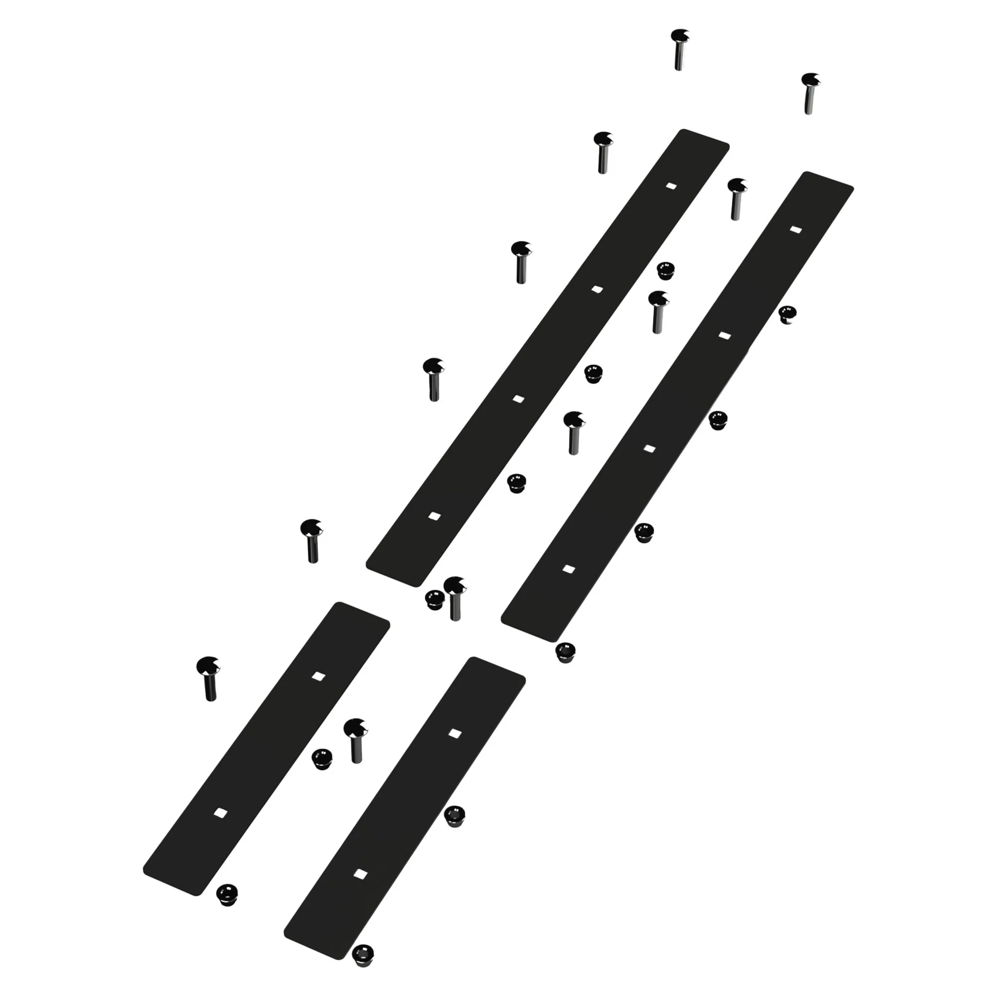 SNOWSQUATCH UTV Snow Plow Blade Wear Bar Replacement Kit 60 x 72-Inch - Image 3
