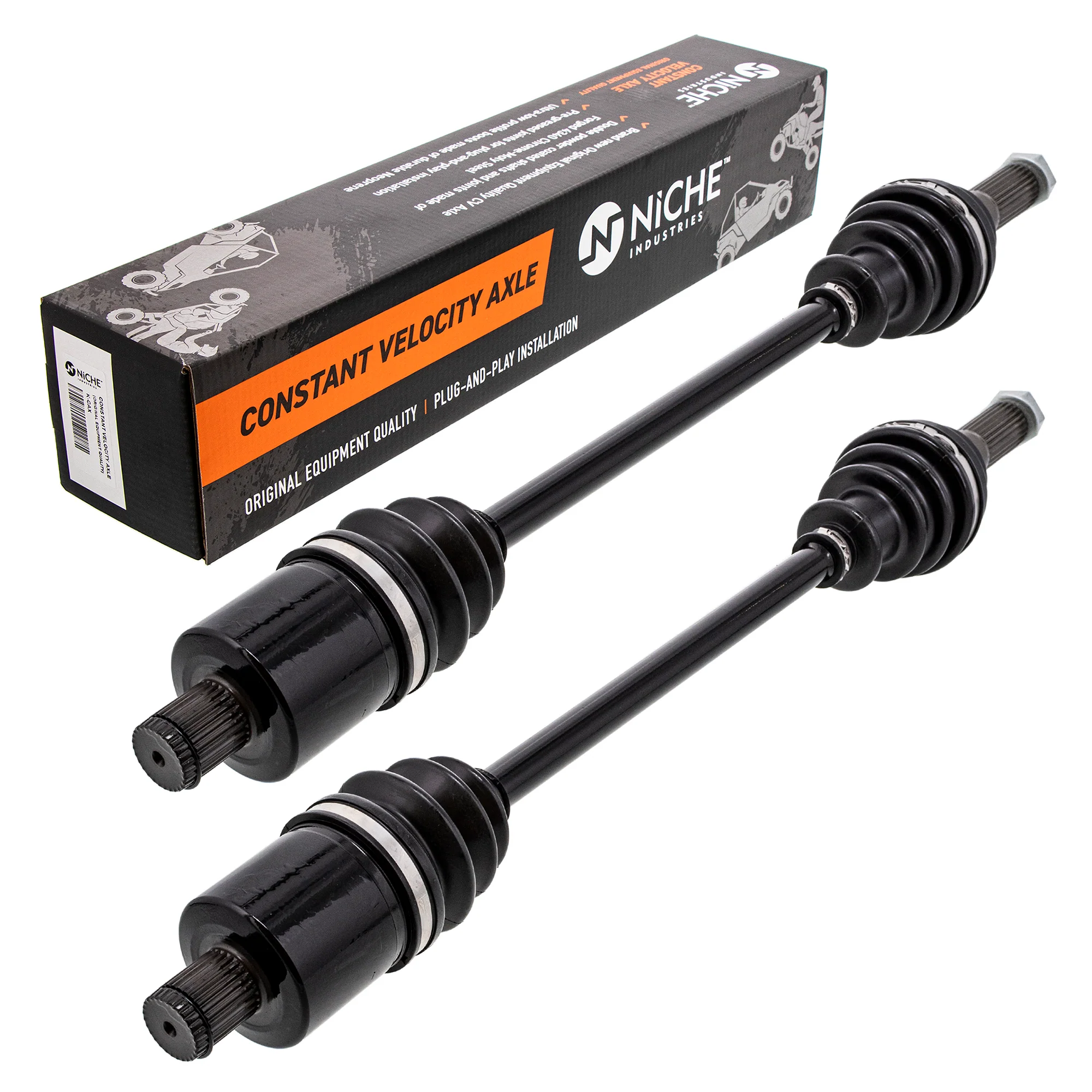 Front & Rear CV Axle Kit For Polaris MK1000910 - Image 3