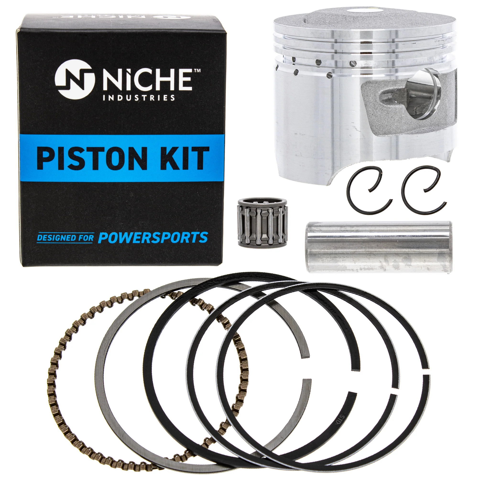 Cylinder Piston Gasket Spark Plug Kit For Yamaha MK1000929 - Image 5