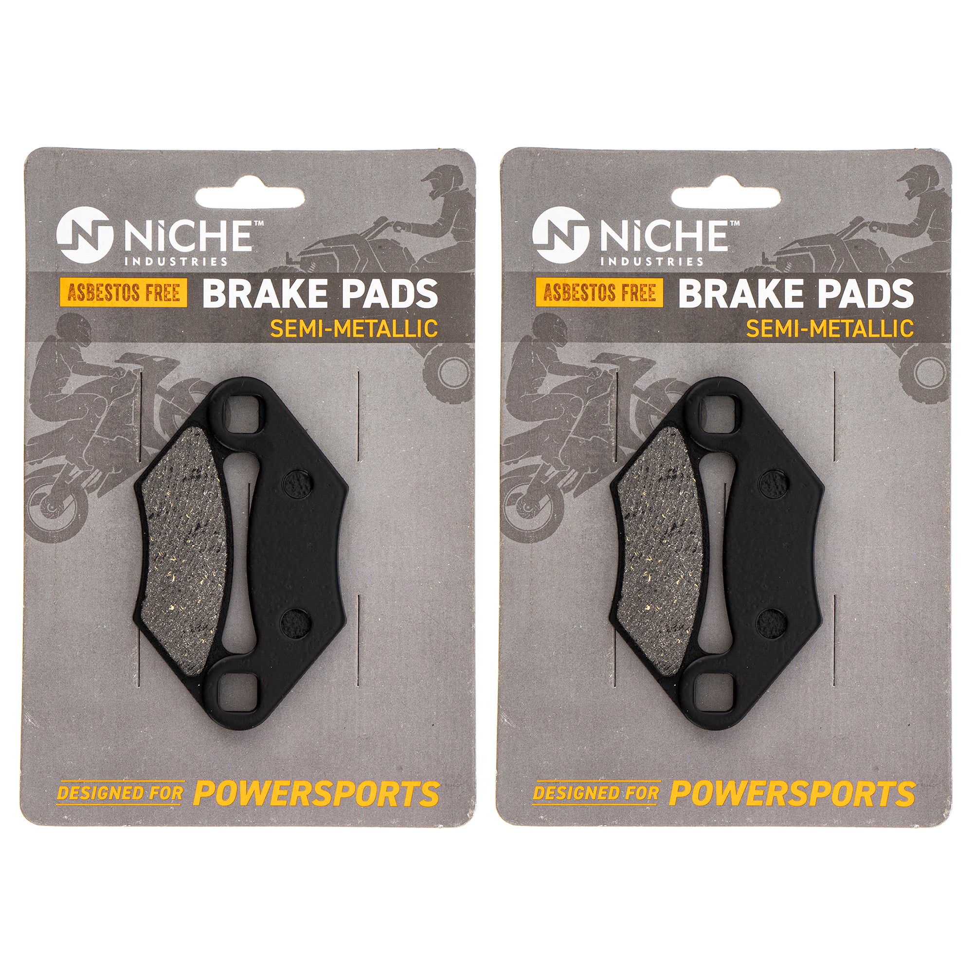Front Brake Calipers & Pads Set For Polaris MK1001248 - Image 2