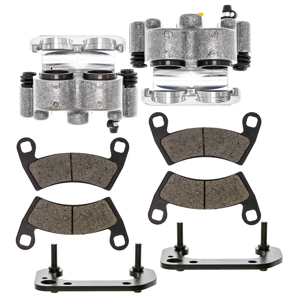 Front Brake Calipers & Pads Set For Polaris MK1001254