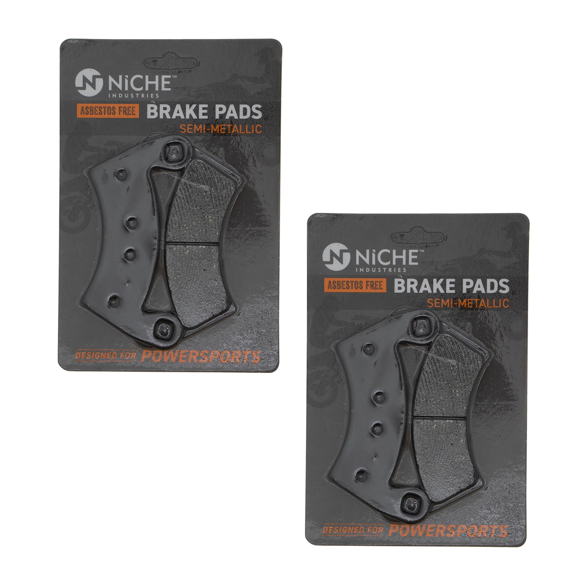 Rear Brake Calipers & Pads Set For Polaris MK1001277 - Image 3