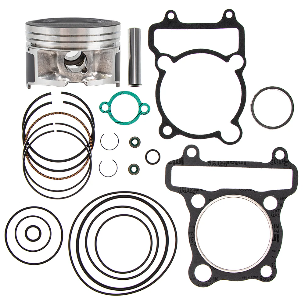 Cylinder Piston Gasket Spark Plug Kit For Yamaha MK1001350 - Image 7