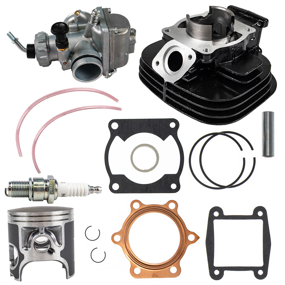 Cylinder Carburetor Piston Spark Plug Kit For Yamaha MK1001375