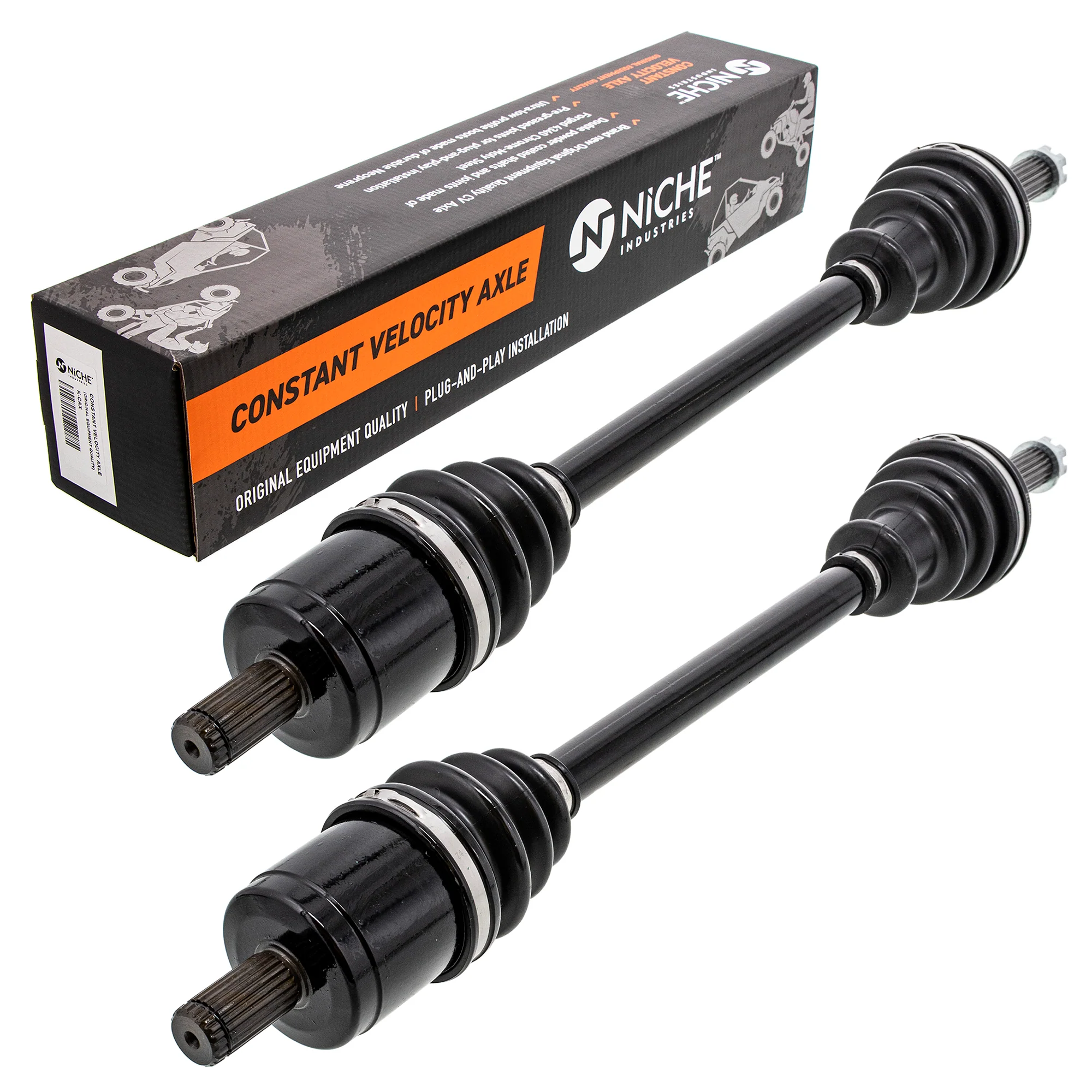 CV Axle Drive Shaft Set (Front & Rear) For Polaris MK1001433 - Image 4