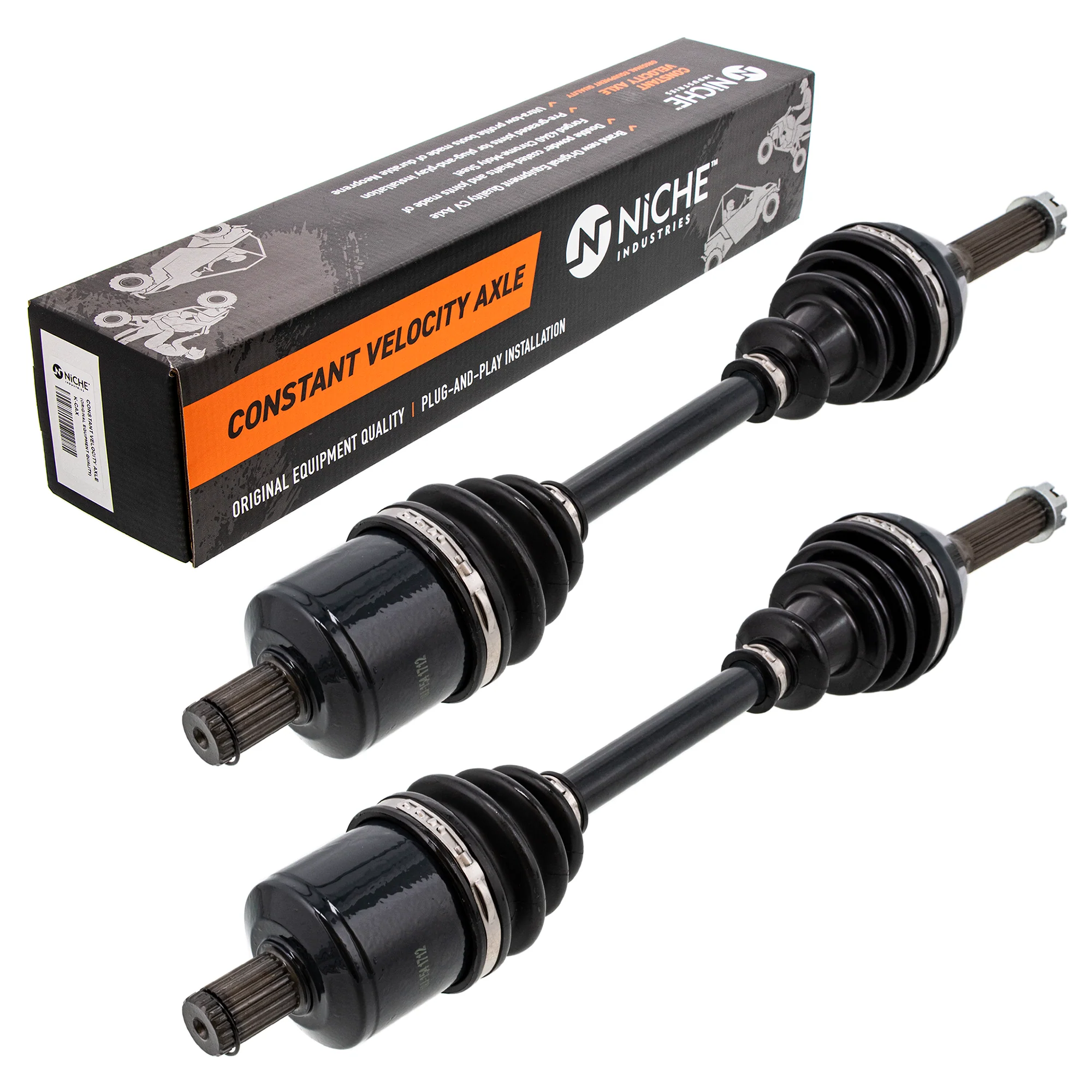 Front & Rear CV Axle Kit For Polaris MK1001438 - Image 2