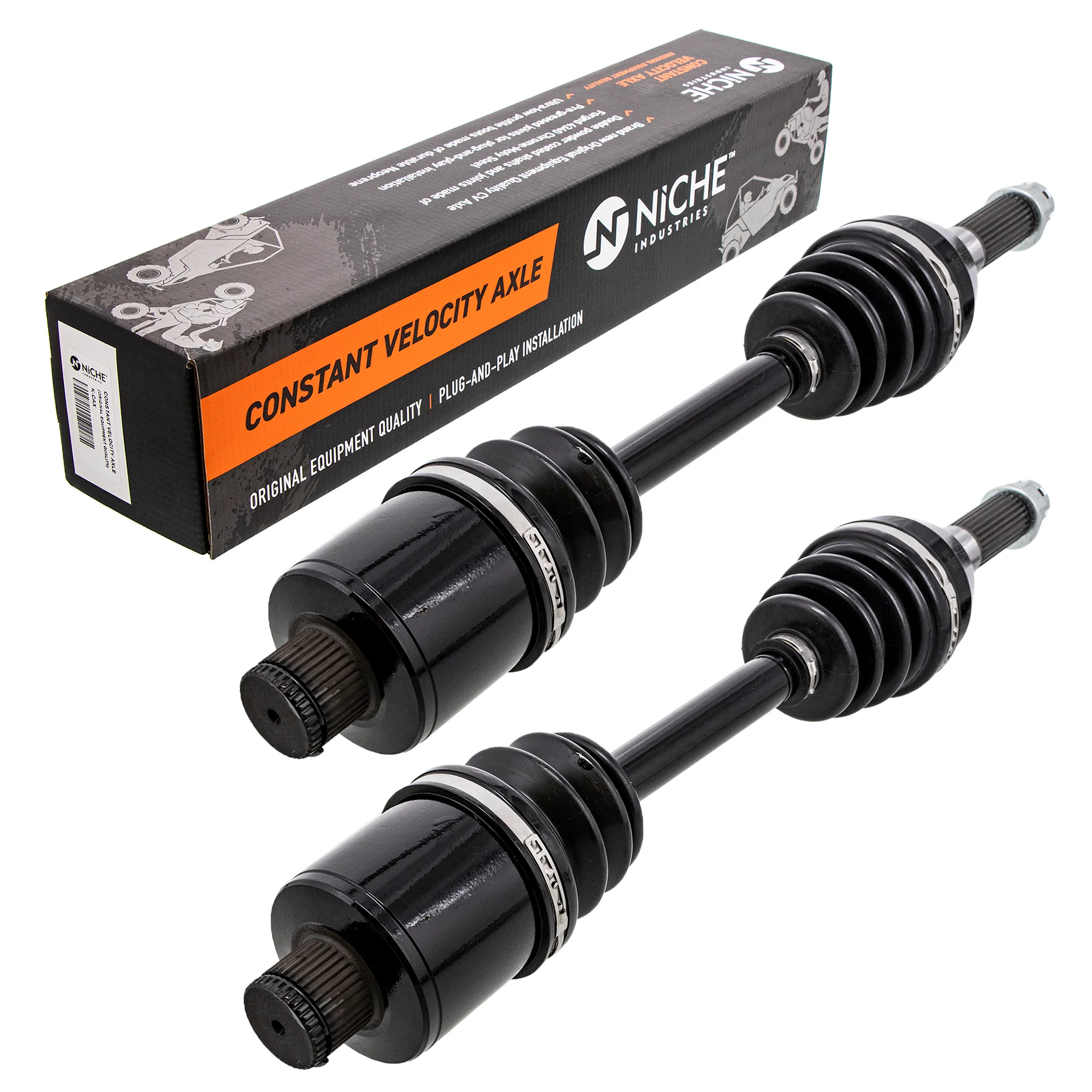 CV Axle Drive Shaft Set (Front & Rear) For Polaris MK1001442 - Image 3