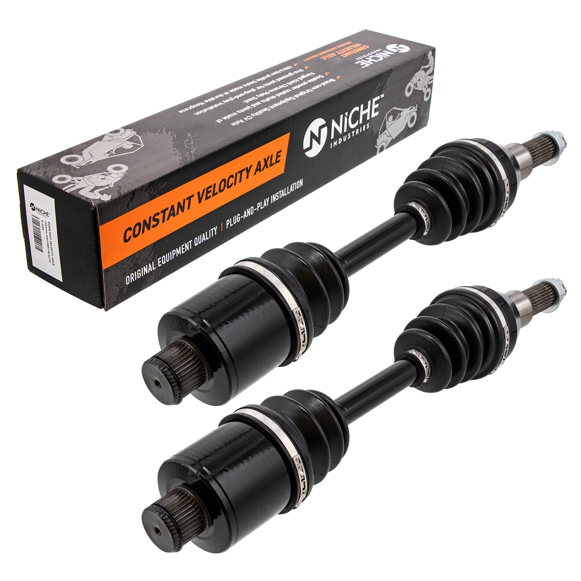 CV Axle Drive Shaft Set (Front & Rear) For Polaris MK1001443 - Image 2