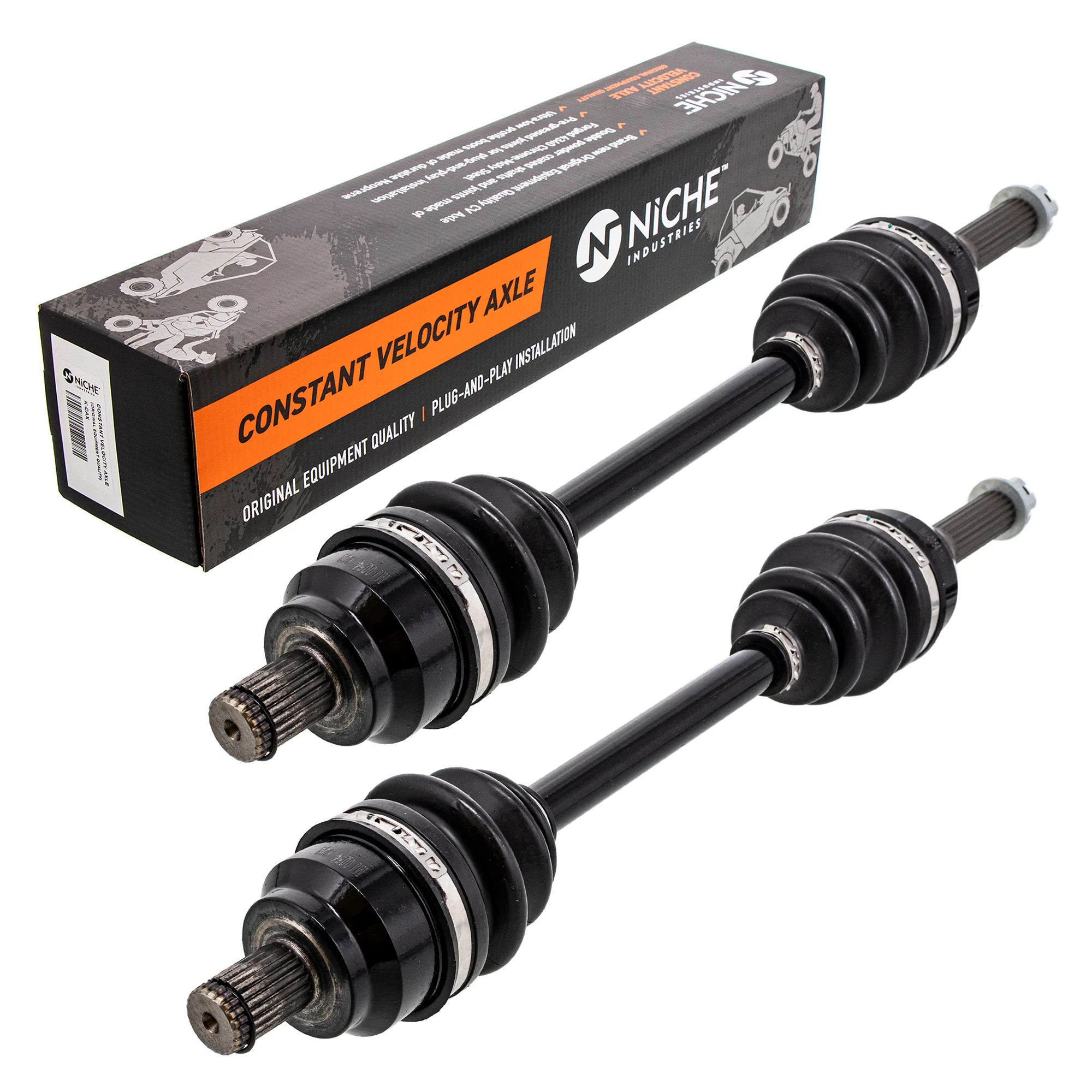 CV Axle Drive Shaft Set (Front & Rear) For Polaris MK1001445 - Image 3