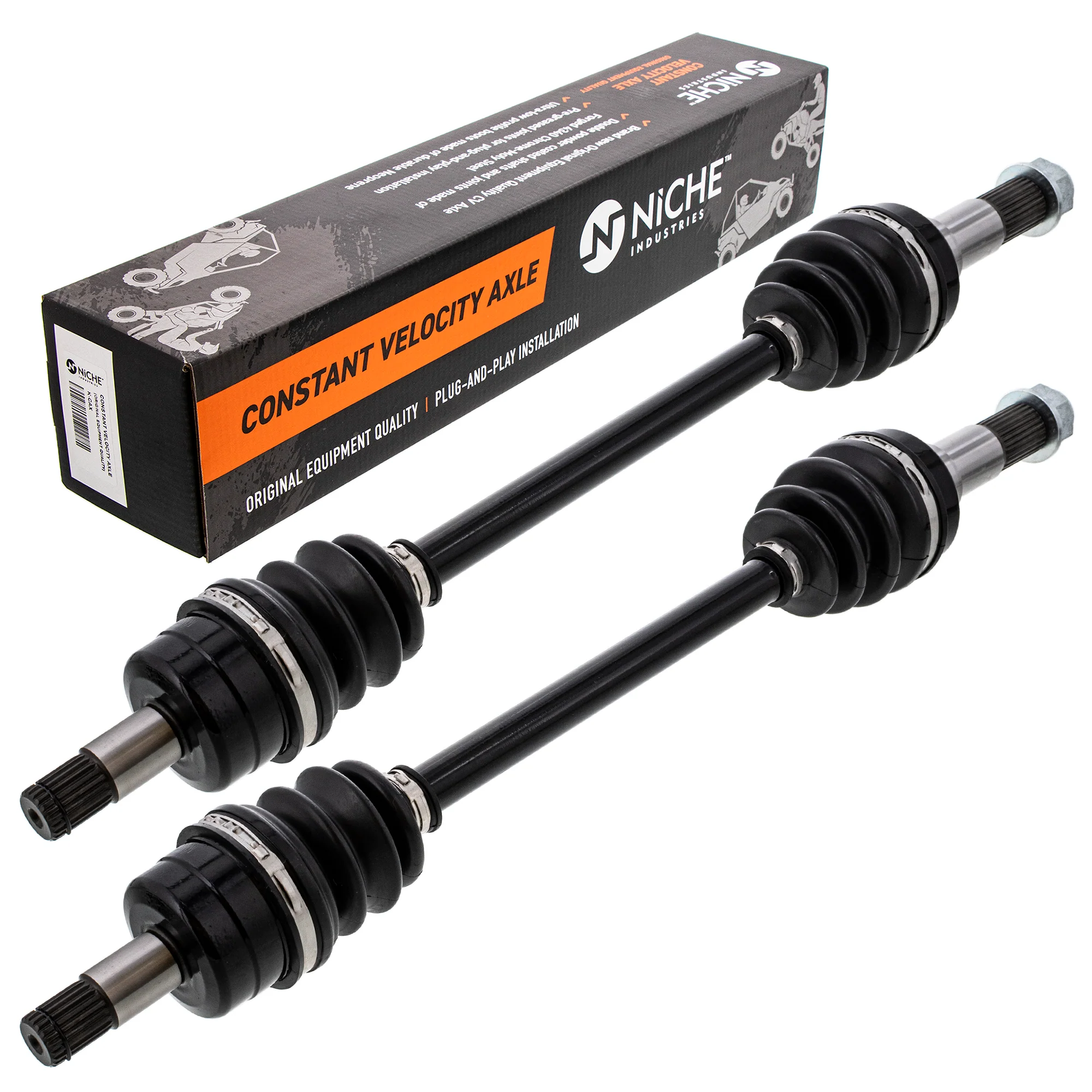 CV Axle Drive Shaft Set (Front & Rear) For Yamaha MK1001447 - Image 4