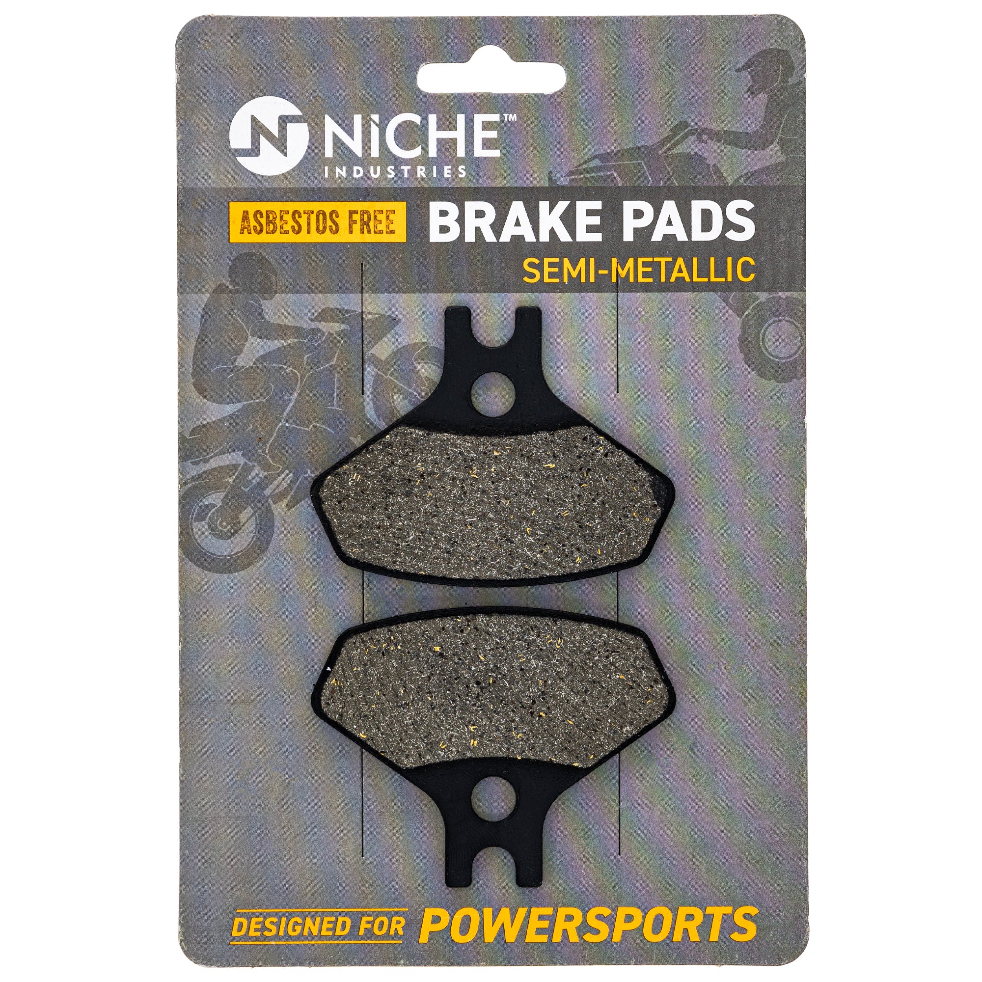 Semi-Metallic Brake Pads Kit Front/Rear For Can-Am MK1001532 - Image 5