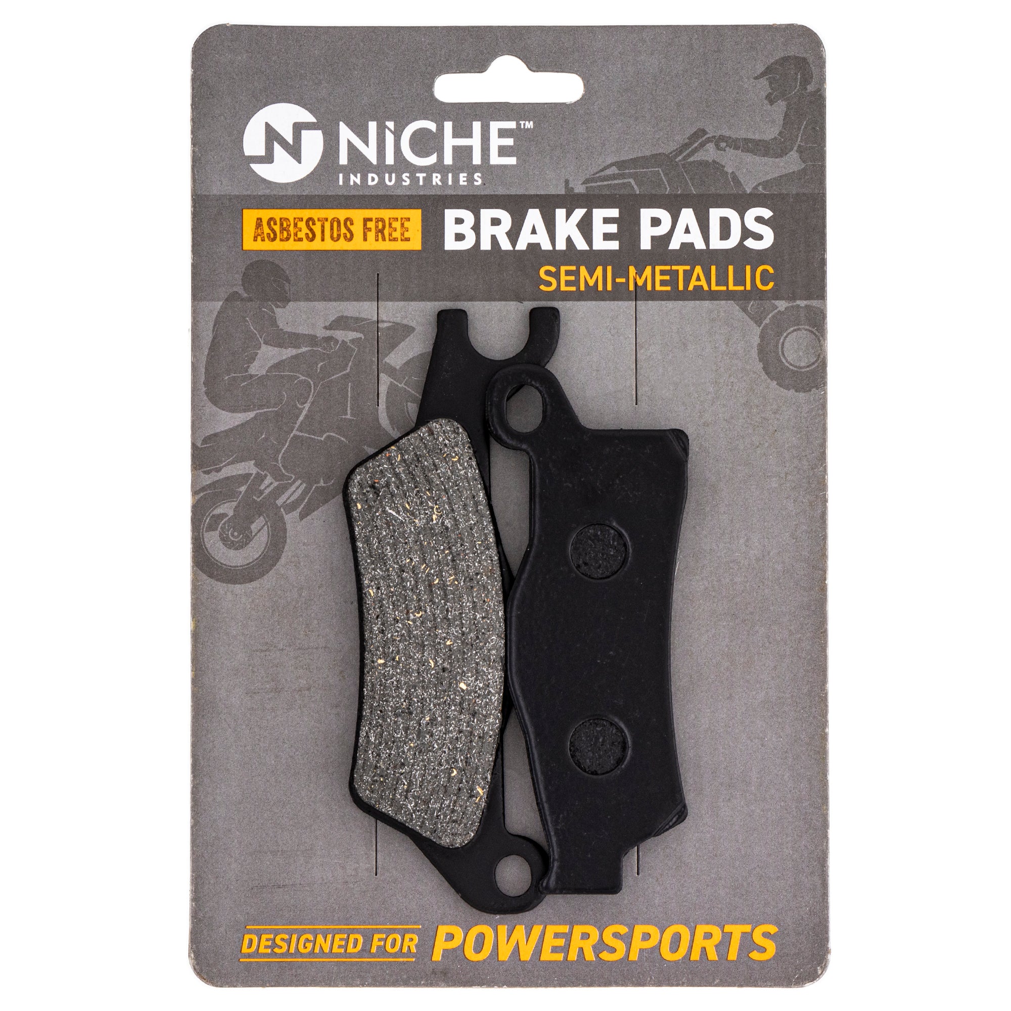 Semi-Metallic Brake Pads Kit Front/Rear For Can-Am MK1001540 - Image 2