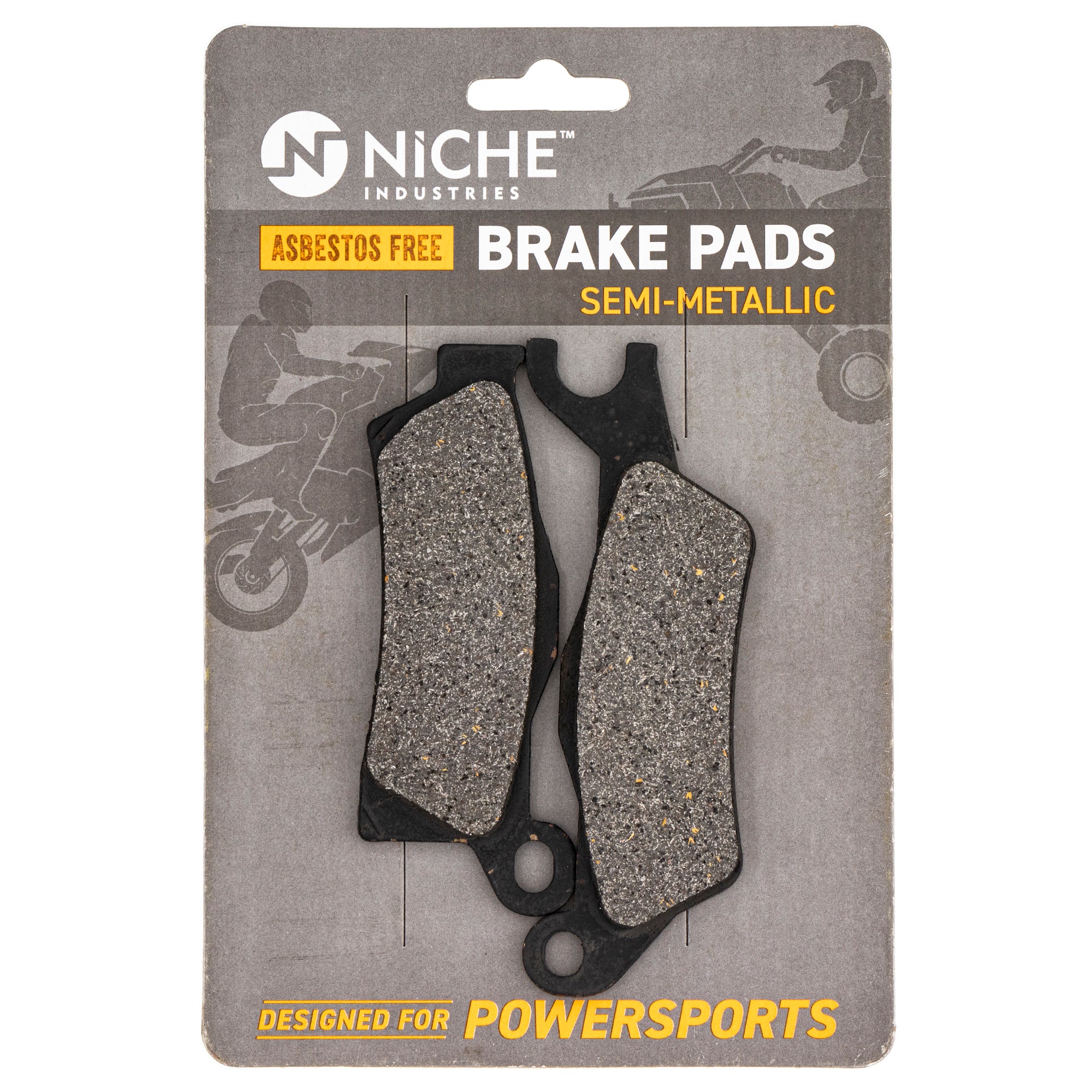 Semi-Metallic Brake Pads Kit Front/Rear For Can-Am MK1001540 - Image 3