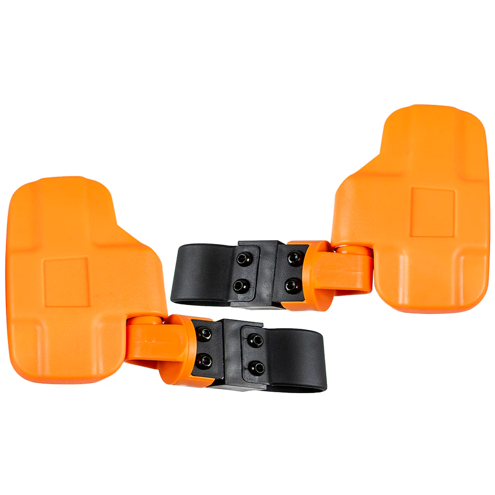Orange Break Away Side&Rear View Mirror For Polaris Can-Am Arctic Cat MK1002349 - Image 3