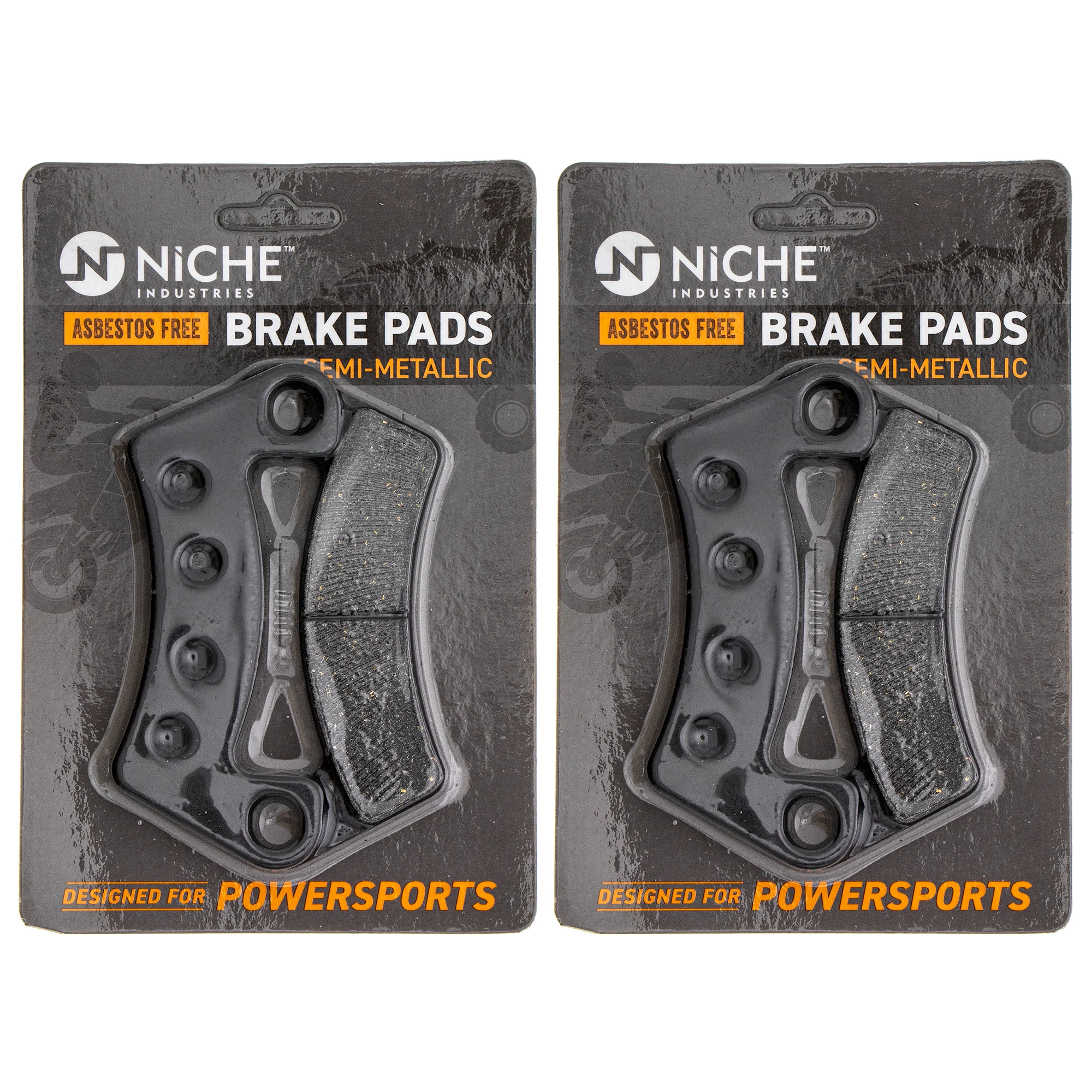 Semi-Metallic Brake Pads Kit Front/Rear For Arctic Cat MK1002434 - Image 3