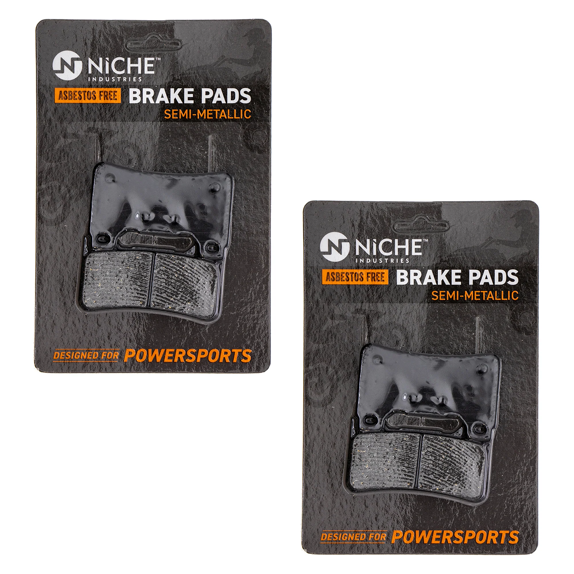 Semi-Metallic Brake Pad Set Front/Rear For Honda MK1002462 - Image 3
