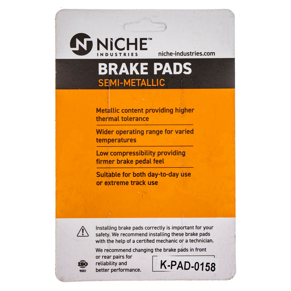 Semi-Metallic Brake Pad Set Front/Rear For Honda MK1002462 - Image 4