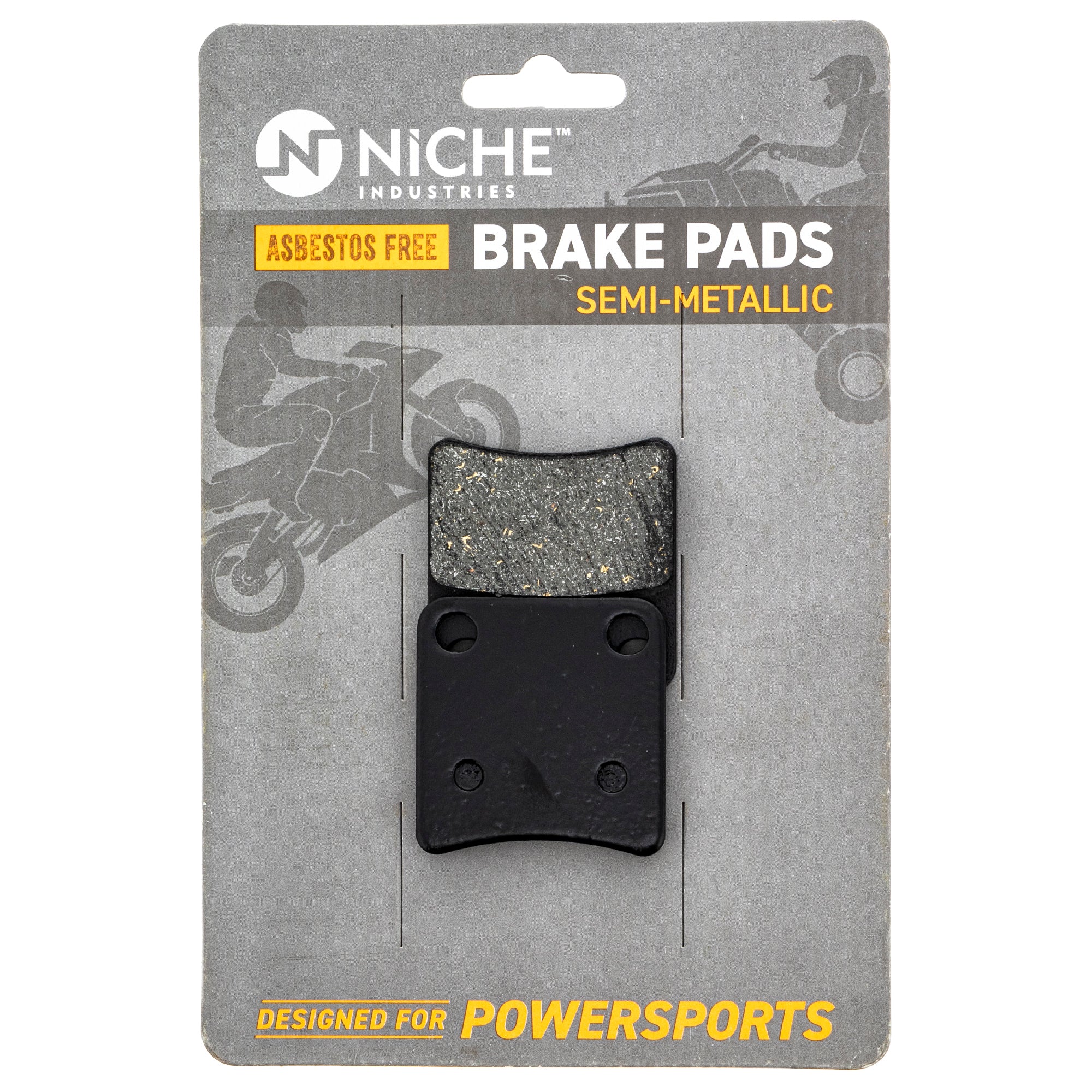 Rear Parking Semi-Metallic Brake Pad Set For Honda MK1002472 - Image 3