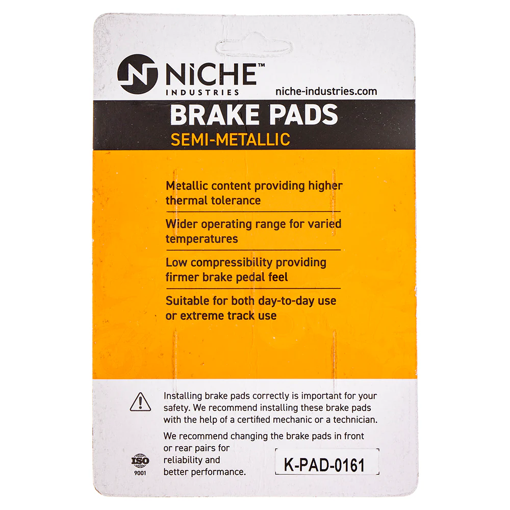 Semi-Metallic Brake Pad Set Front/Rear For Honda MK1002496 - Image 4
