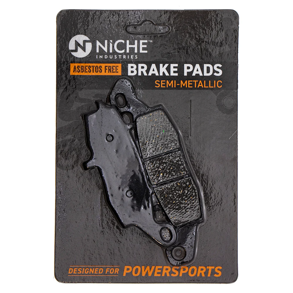 Semi-Metallic Brake Pad Set Front/Rear For Kawasaki Suzuki MK1002511 - Image 3