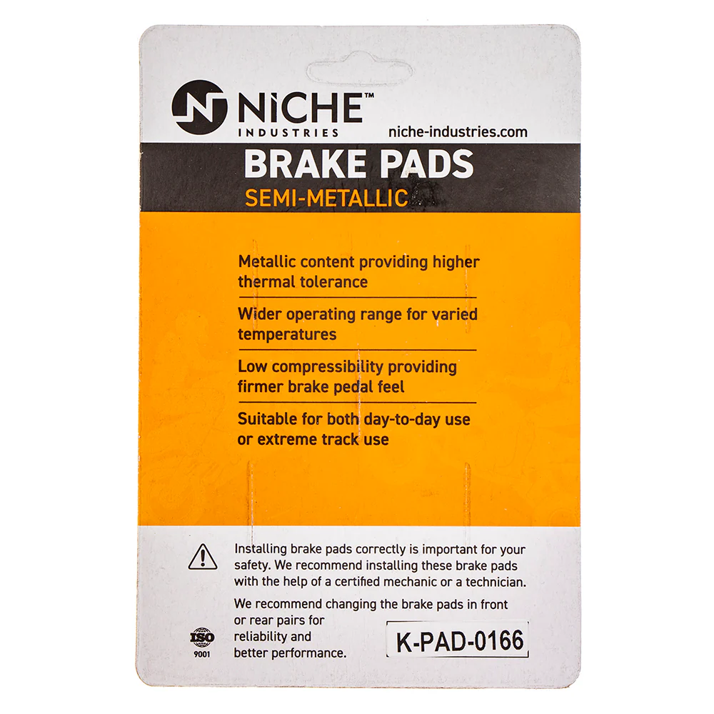 Semi-Metallic Brake Pad Set Front/Rear For Suzuki MK1002527 - Image 5