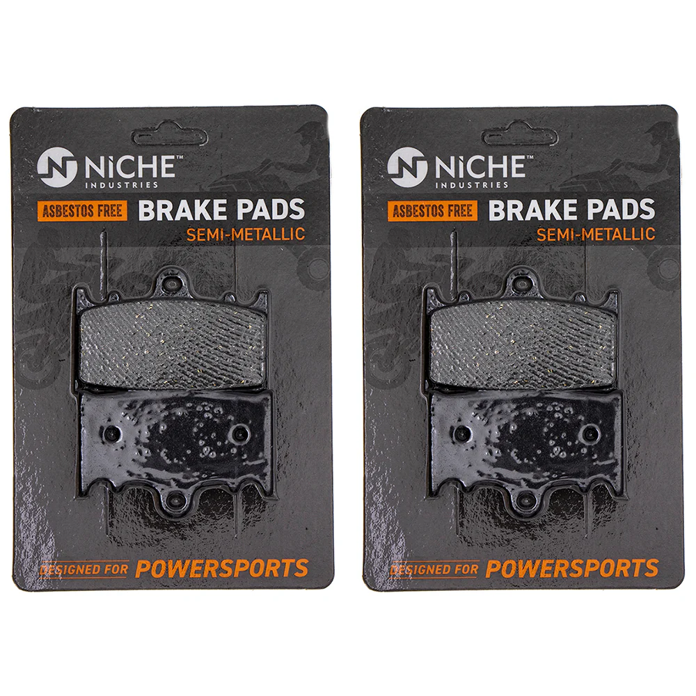 Semi-Metallic Brake Pad Set Front/Rear For Kawasaki MK1002561 - Image 3