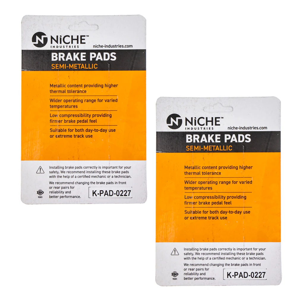 Semi-Metallic Brake Pad Set Front/Rear For Suzuki MK1002567 - Image 5