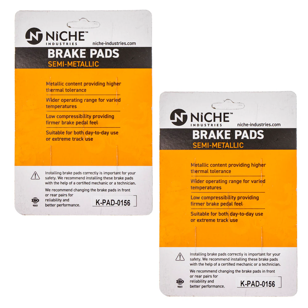 Semi-Metallic Brake Pad Set Front/Rear For Suzuki MK1002569 - Image 5