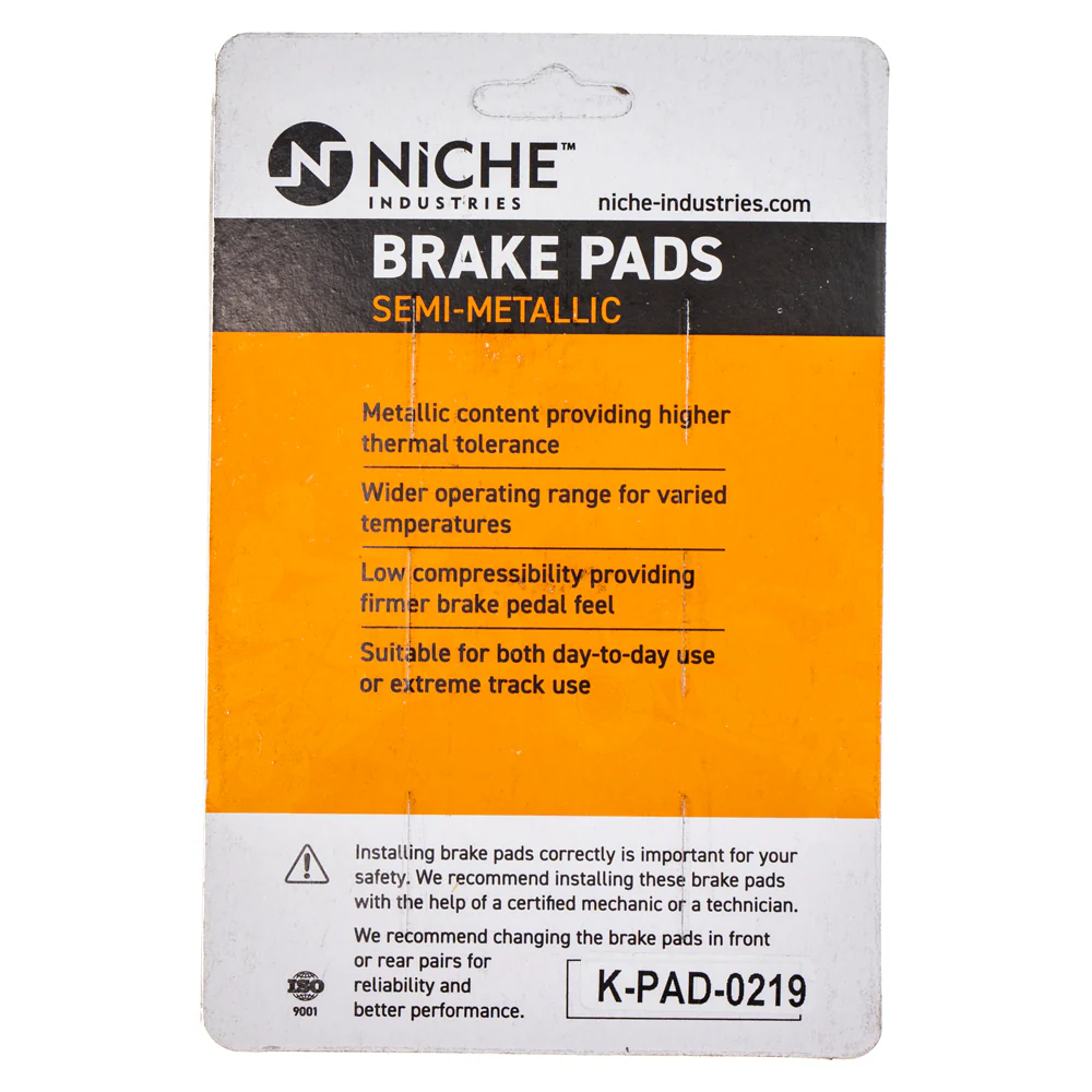Semi-Metallic Brake Pad Set Front/Rear For Kawasaki MK1002580 - Image 5