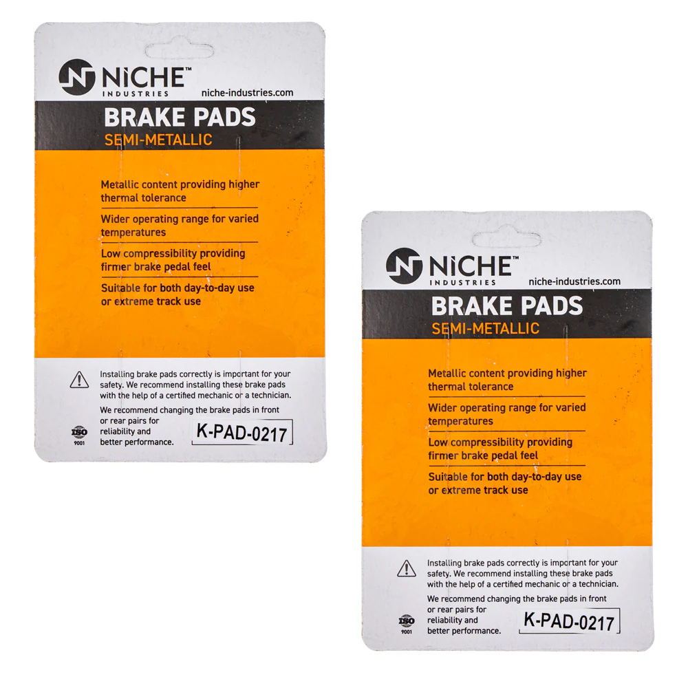 Semi-Metallic Brake Pad Set Front/Rear For Kawasaki MK1002598 - Image 5