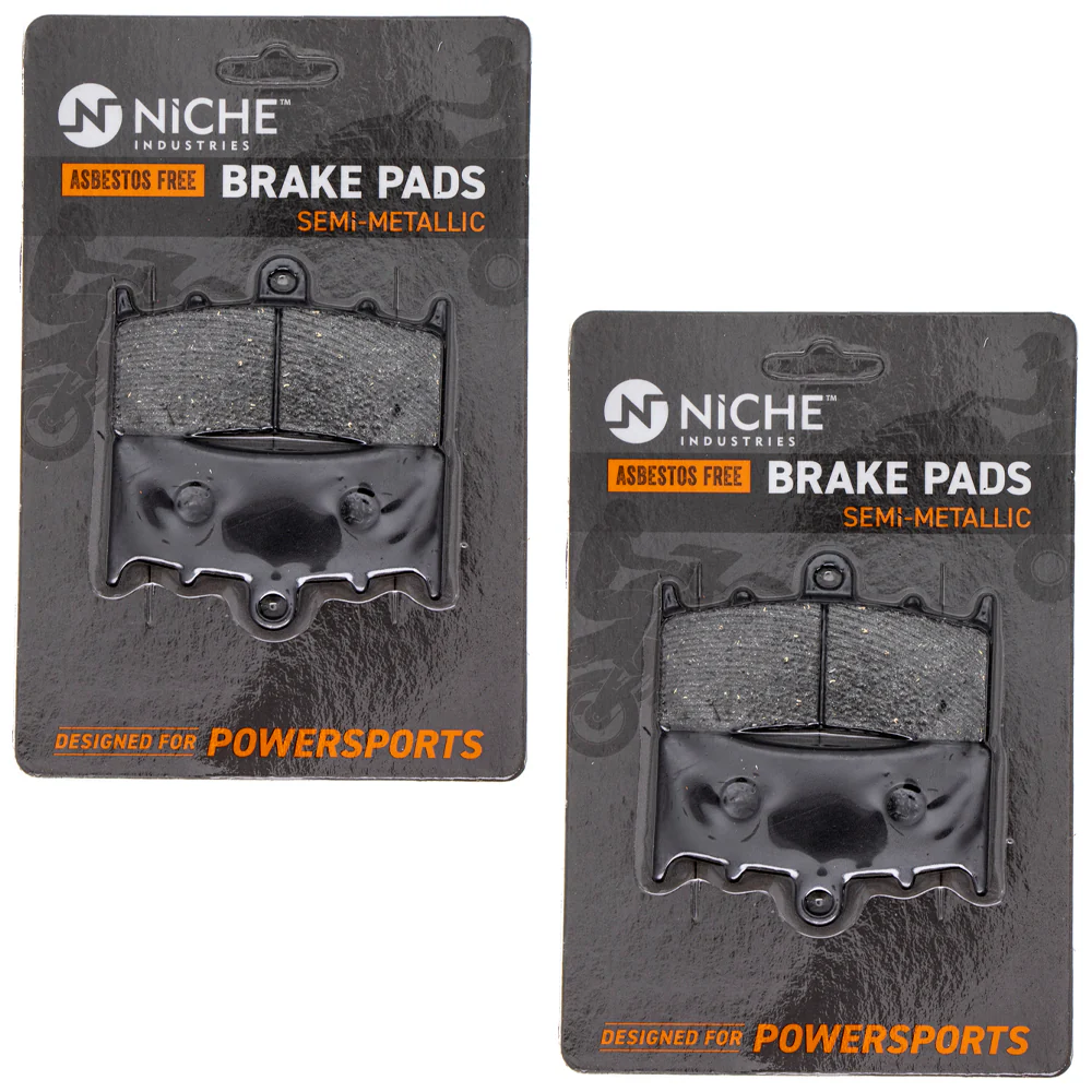 Semi-Metallic Brake Pad Set Front/Rear For BMW MK1002633 - Image 3