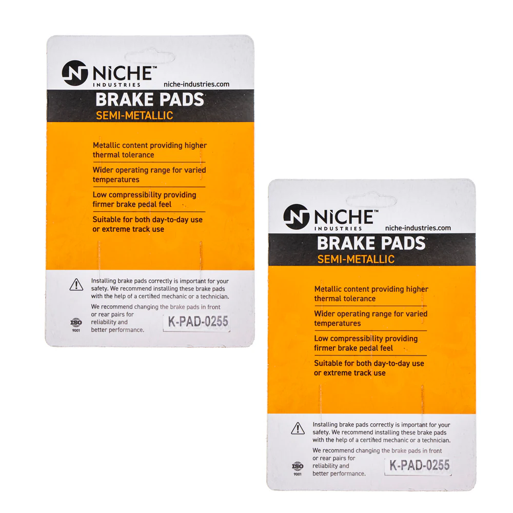 Semi-Metallic Brake Pad Set Front/Rear For BMW MK1002633 - Image 5